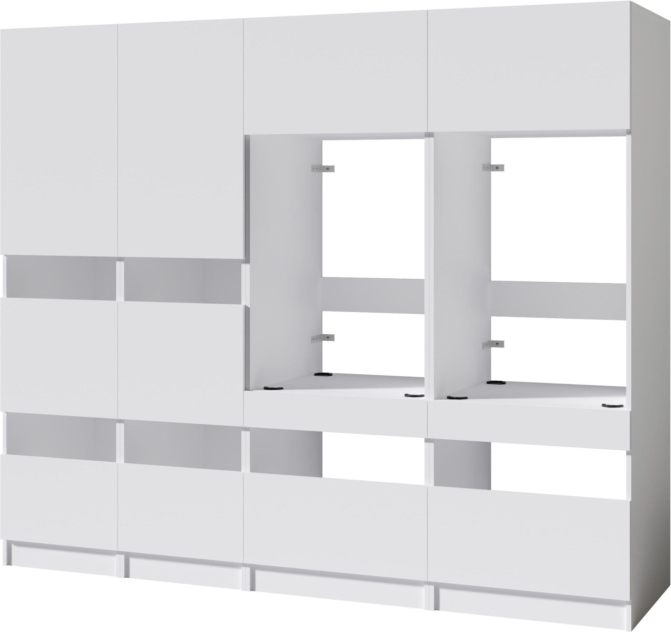 BASIC by Balculina Mehrzweckschrank-Set »Washhome B/T/H 236x68x200 cm« 4 Stk. tlg.