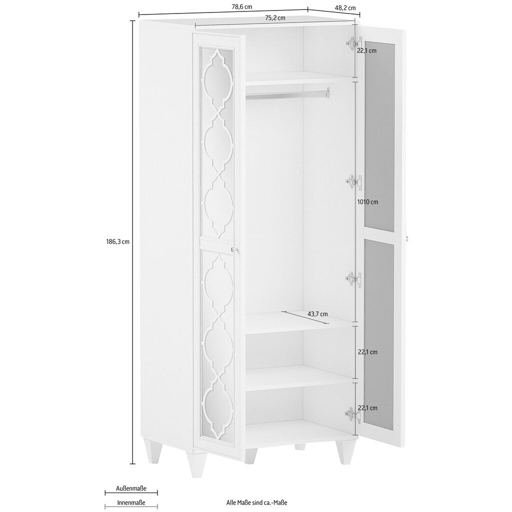 Leonique Kleiderschrank »Jessica«