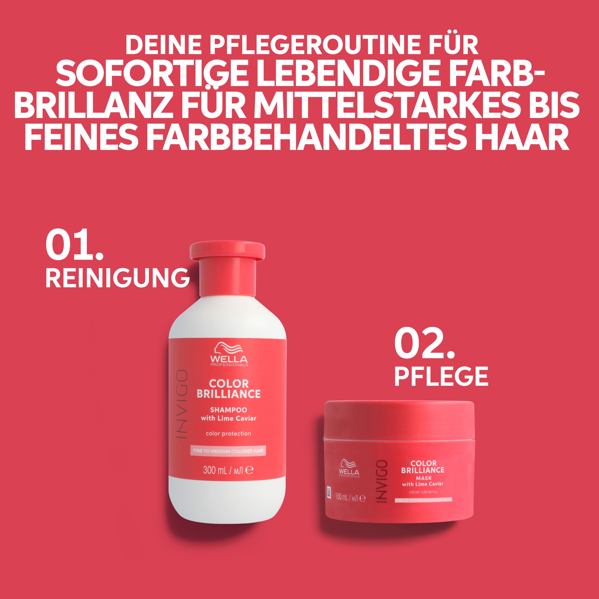 Wella Professionals Haarshampoo »Color Brilliance Shampoo« intensiver Farbschutz, verstärkt Glanz, pflegend