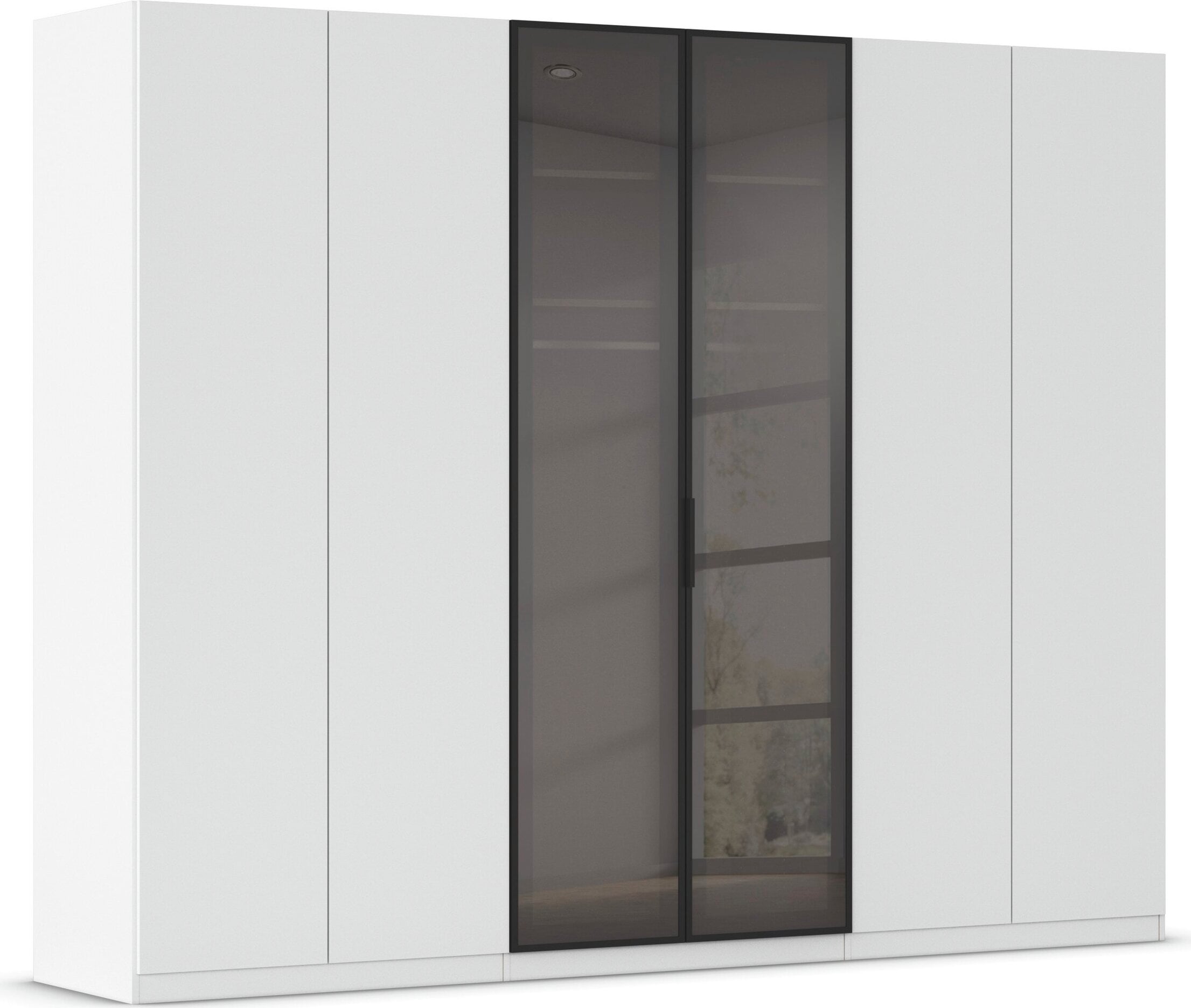 OTTO home Kleiderschrank "Schrank Möbel Schlafzimmer Garderobe Mietswohnung WELTNEUHEIT NYLLA" PATENTIERTES SCHNELLMONTAGESYSTEM mit Glasrahmentüren MADE IN GERMANY