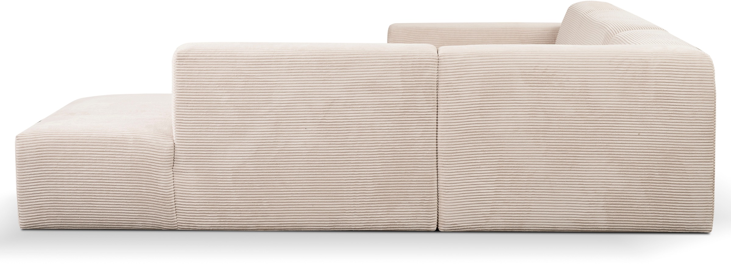 WERK2 Wohnlandschaft »Zeus U-Form«, Curvy Trend Wohnlandschaft mit urbaner Optik auch in weichem Cord