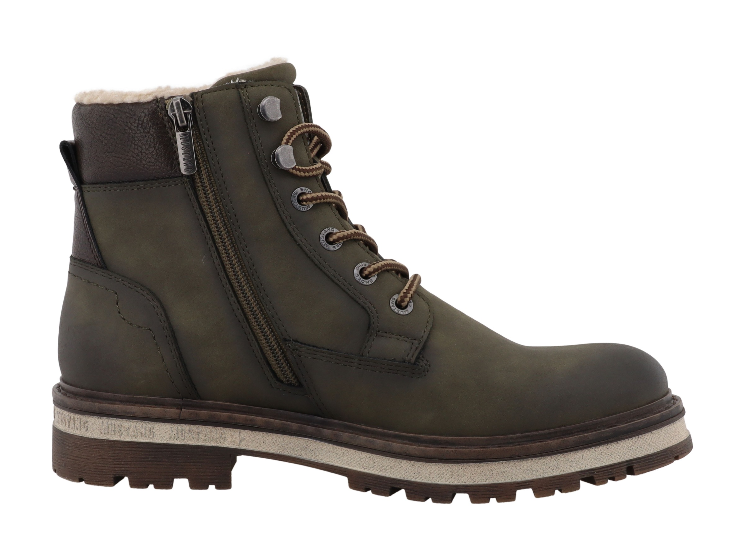 Mustang Shoes Winterboots »Stiefelette«  Schnürboots, im Bergsteigerlook, mit weicher Schaftrand-Polsterung