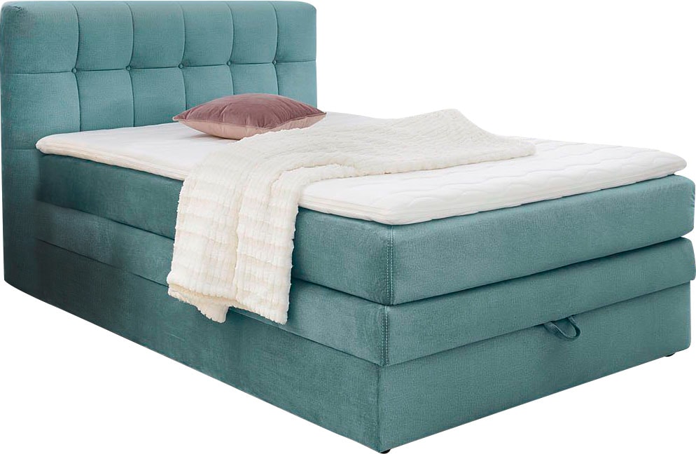 Jockenhöfer Gruppe Boxspringbett "Amy" mit Bettkasten und Kaltschaum-Topper günstig online kaufen