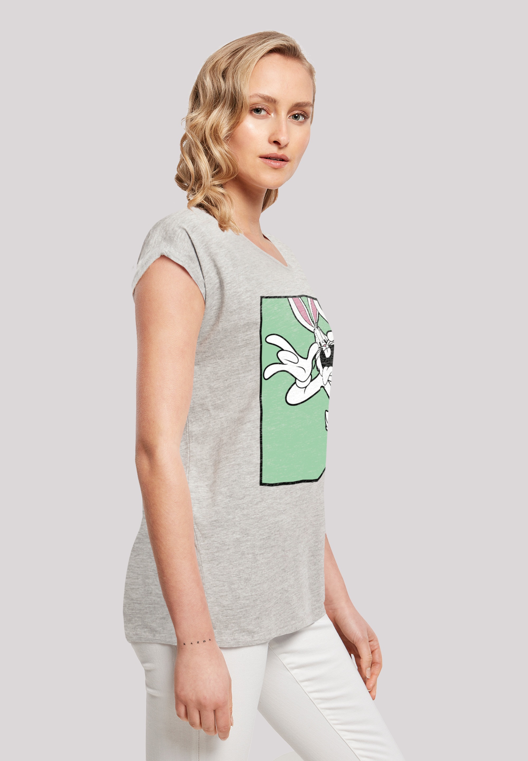 F4NT4STIC T-Shirt »Looney Tunes Bugs Bunny Funny Face«, Print