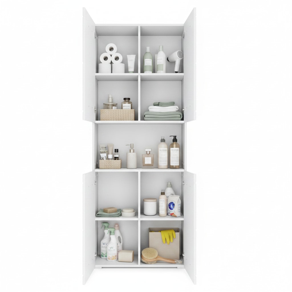 OTTO home Hochschrank »Föhr« minimalistisch, zeitlos, hochglänzend
