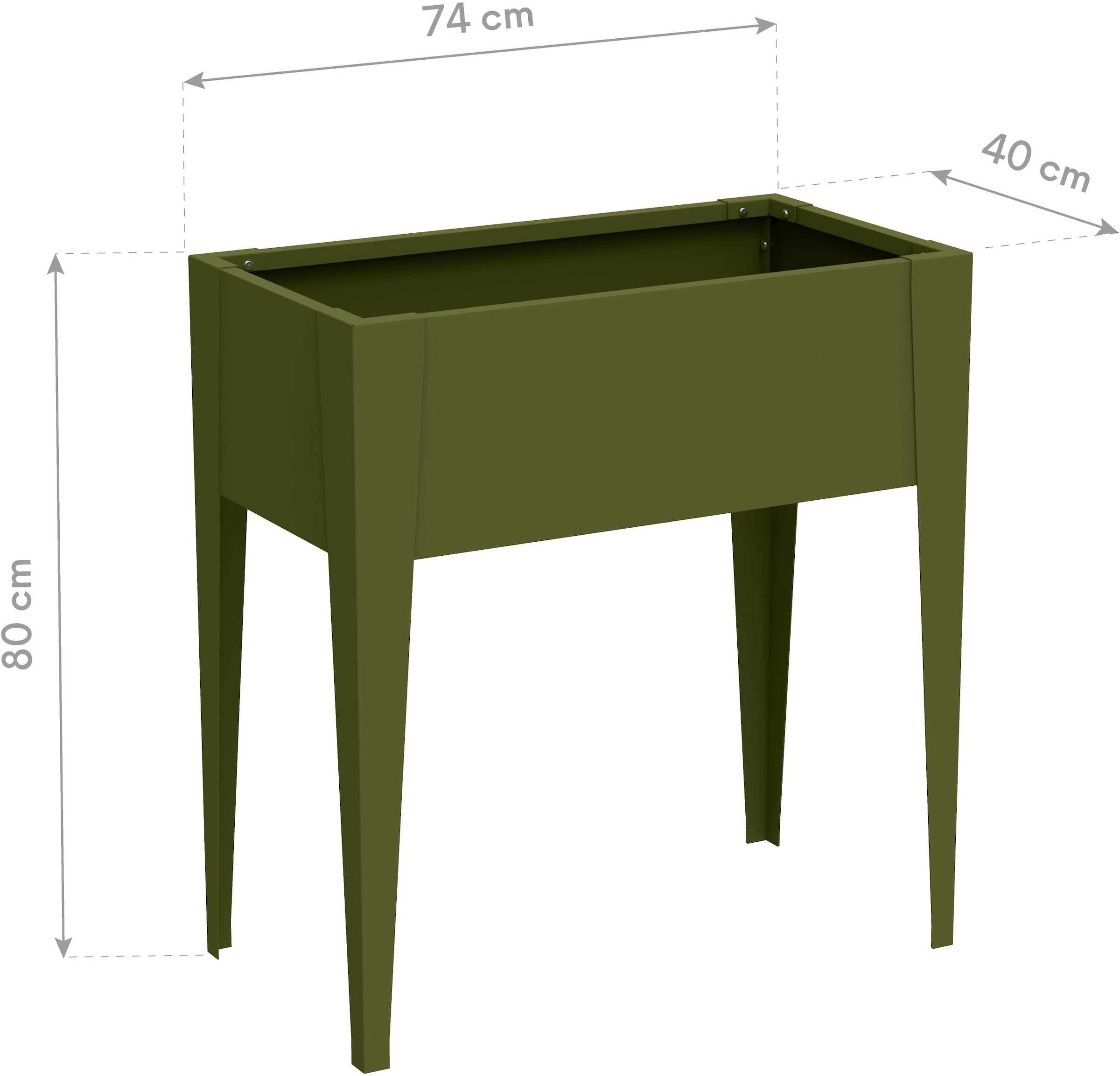 WESTMANN Hochbeet »Vedura S« BxTxH: 74x40x80 cm