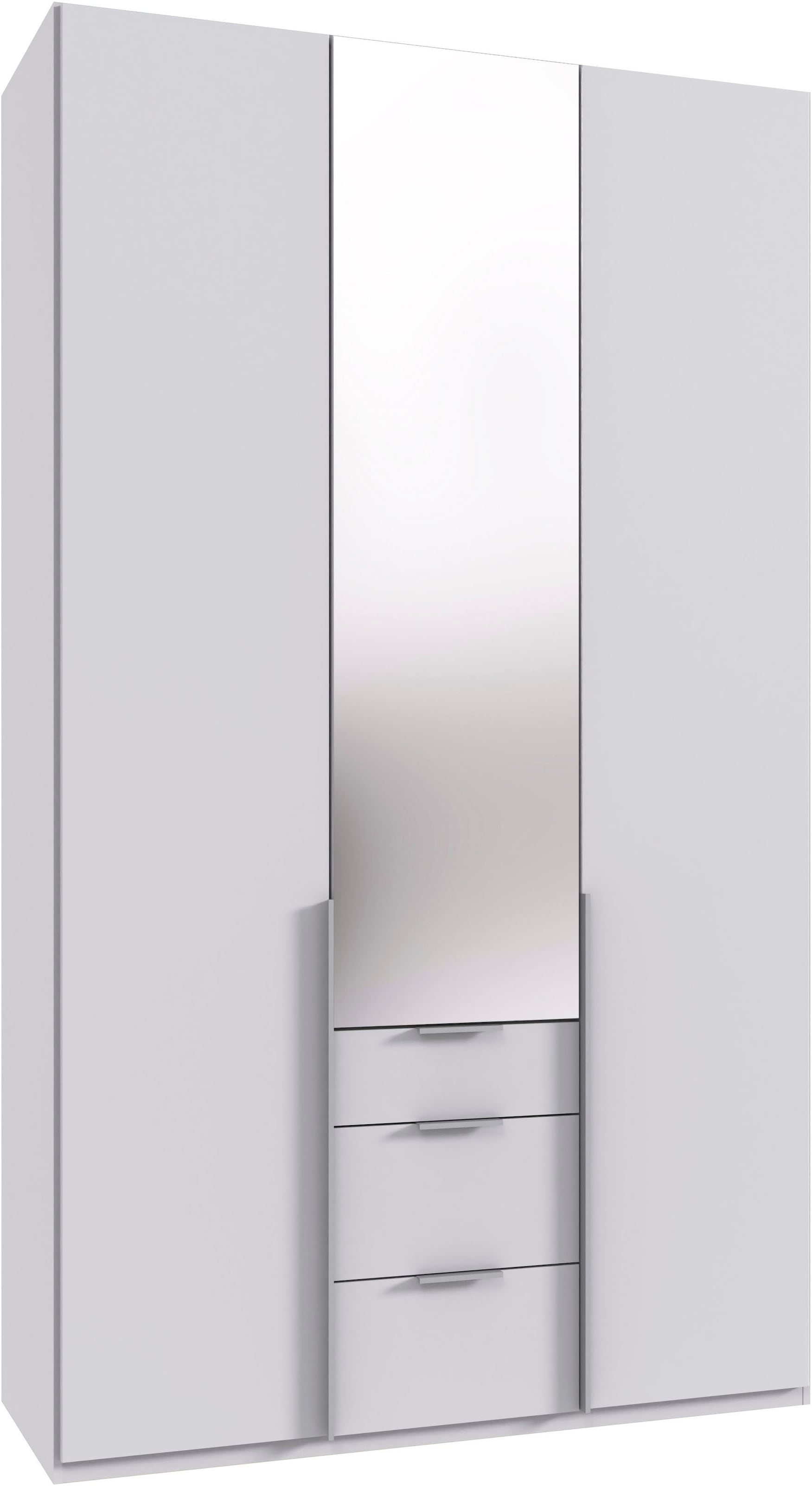 Wimex Drehtürenschrank "Mugano" mit langen oder kurzen Griffen aus Metall, günstig online kaufen