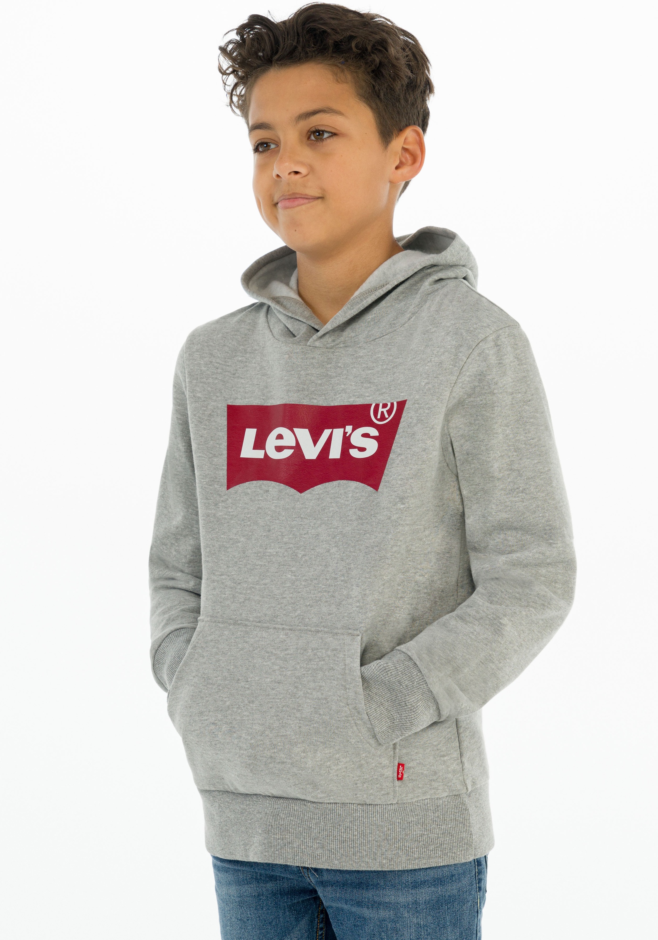Levi's® Kids Kapuzensweatshirt »LVB BATWING PULLOVER HOODIE«, for BOYS