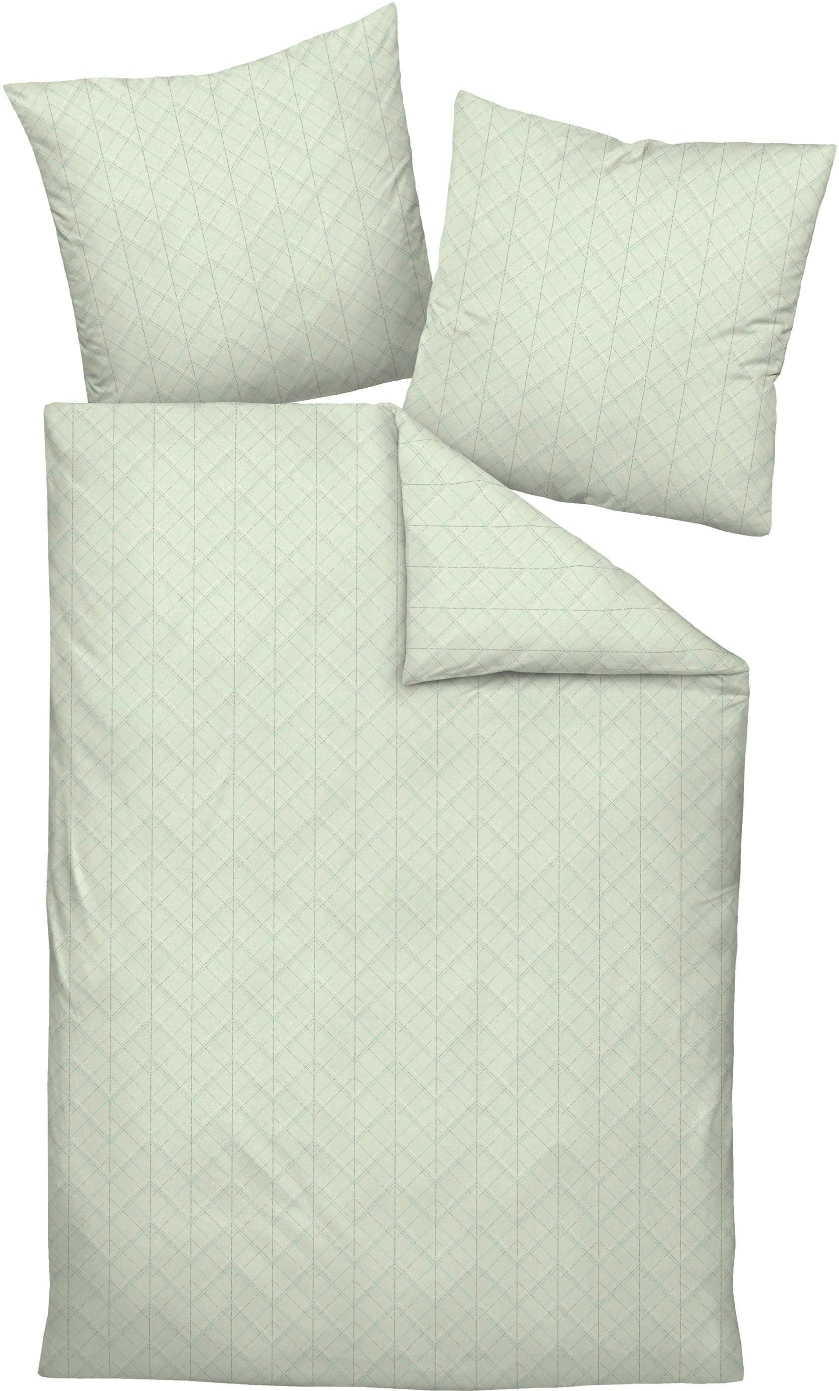 Janine Bettwäsche "MILANO 45061" 2 Stk. tlg. mit Reißverschluss günstig online kaufen