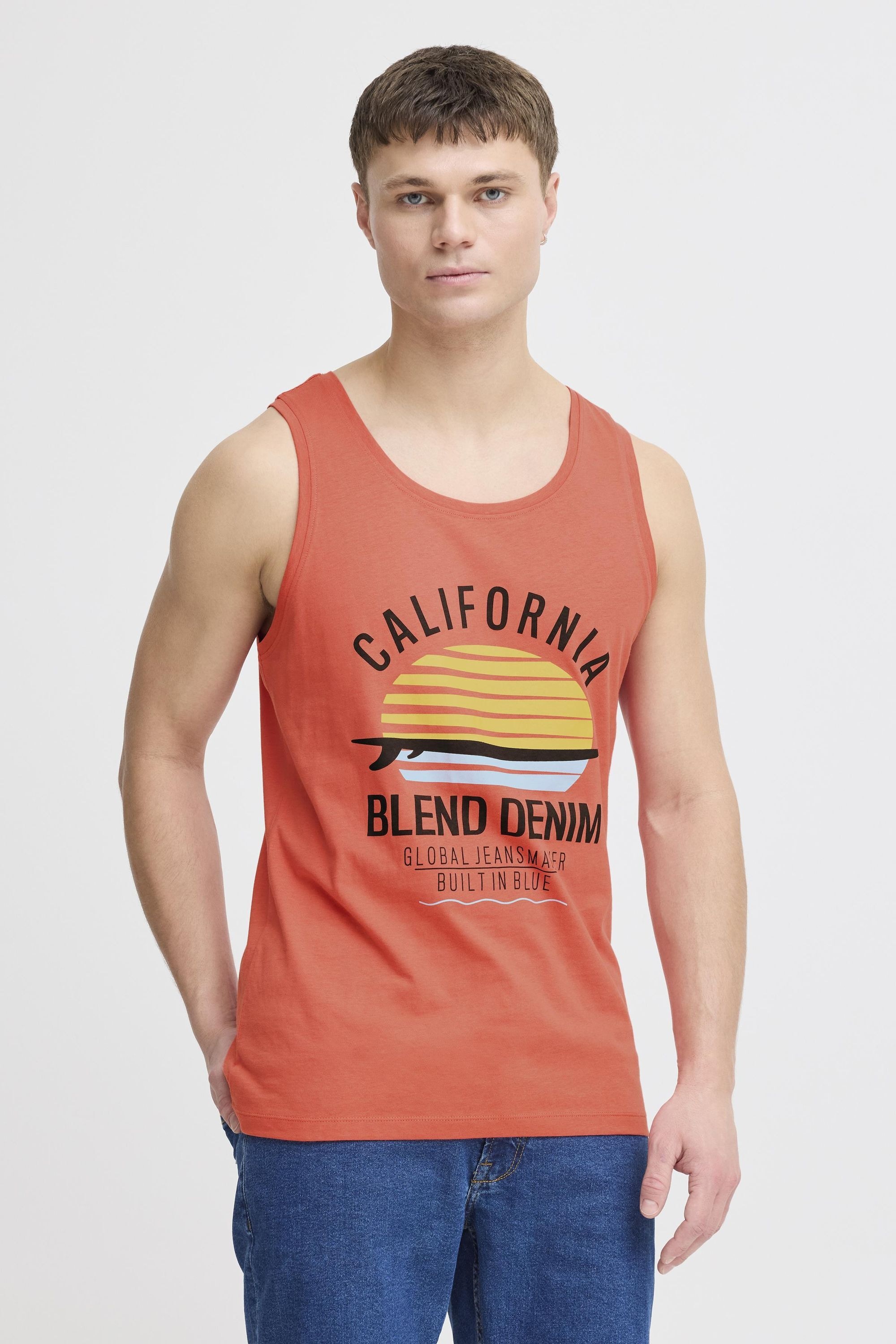 Blend Tanktop »BHCali« Lässiges Tanktop mit Rundhalssauschnitt und Print