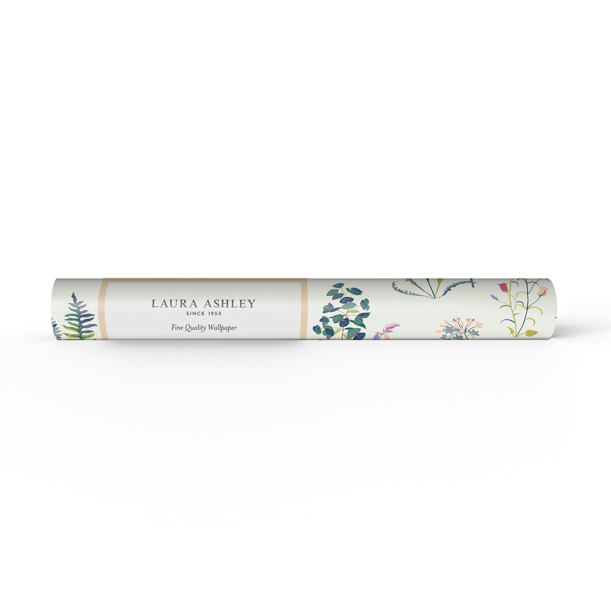 LAURA ASHLEY Vliestapete »Meadowvale Sprigs Violet«, geblümt, 10mx52cm (ca. 5m2)