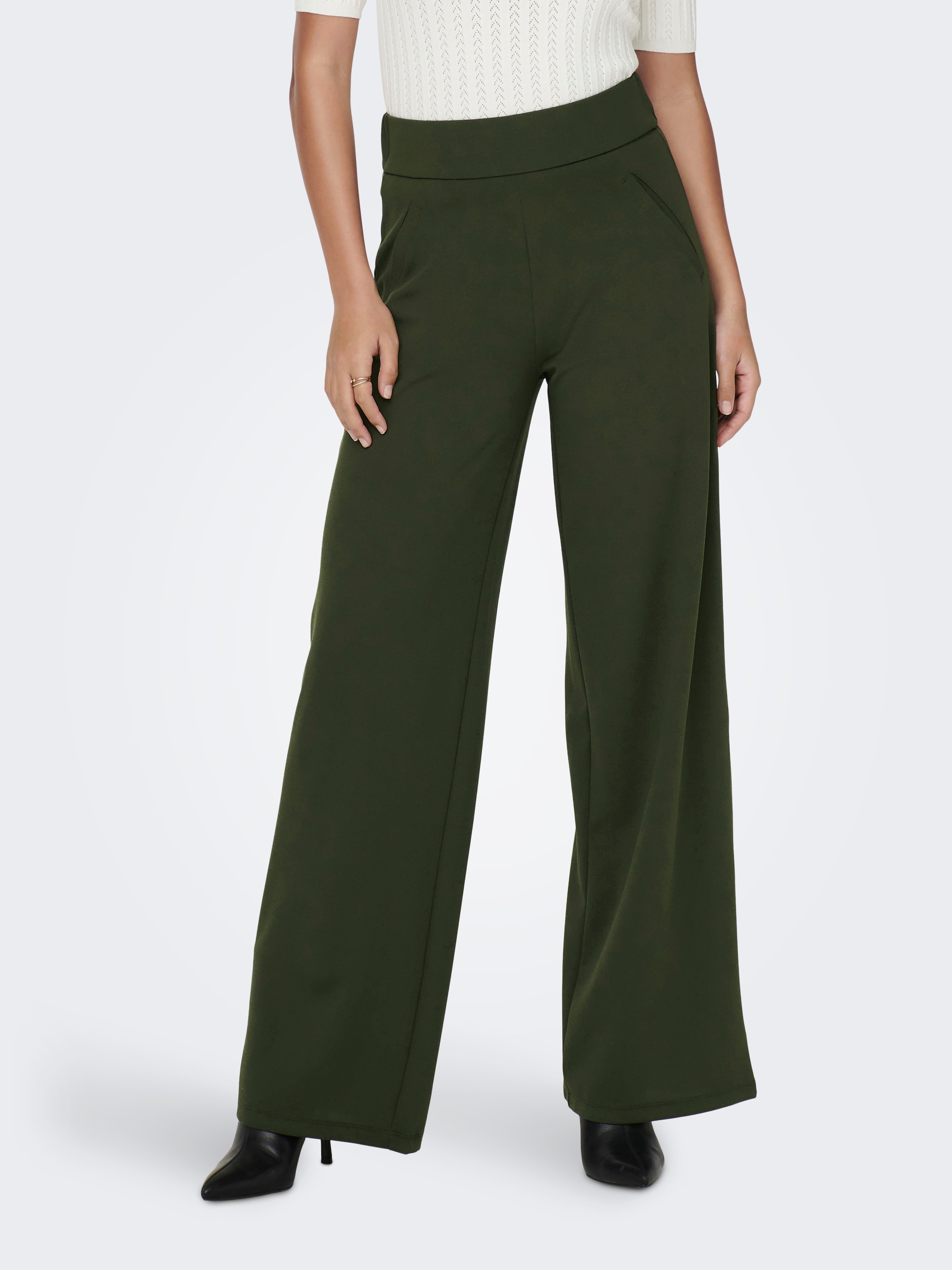 JDY Schlupfhose "JDYLOUISVILLE CATIA WIDE PANT JRS NOOS" Materialmix