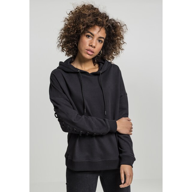 URBAN CLASSICS Kapuzenpullover »Damen Ladies Laced-Up Hoody«, (1 tlg.)  kaufen | BAUR