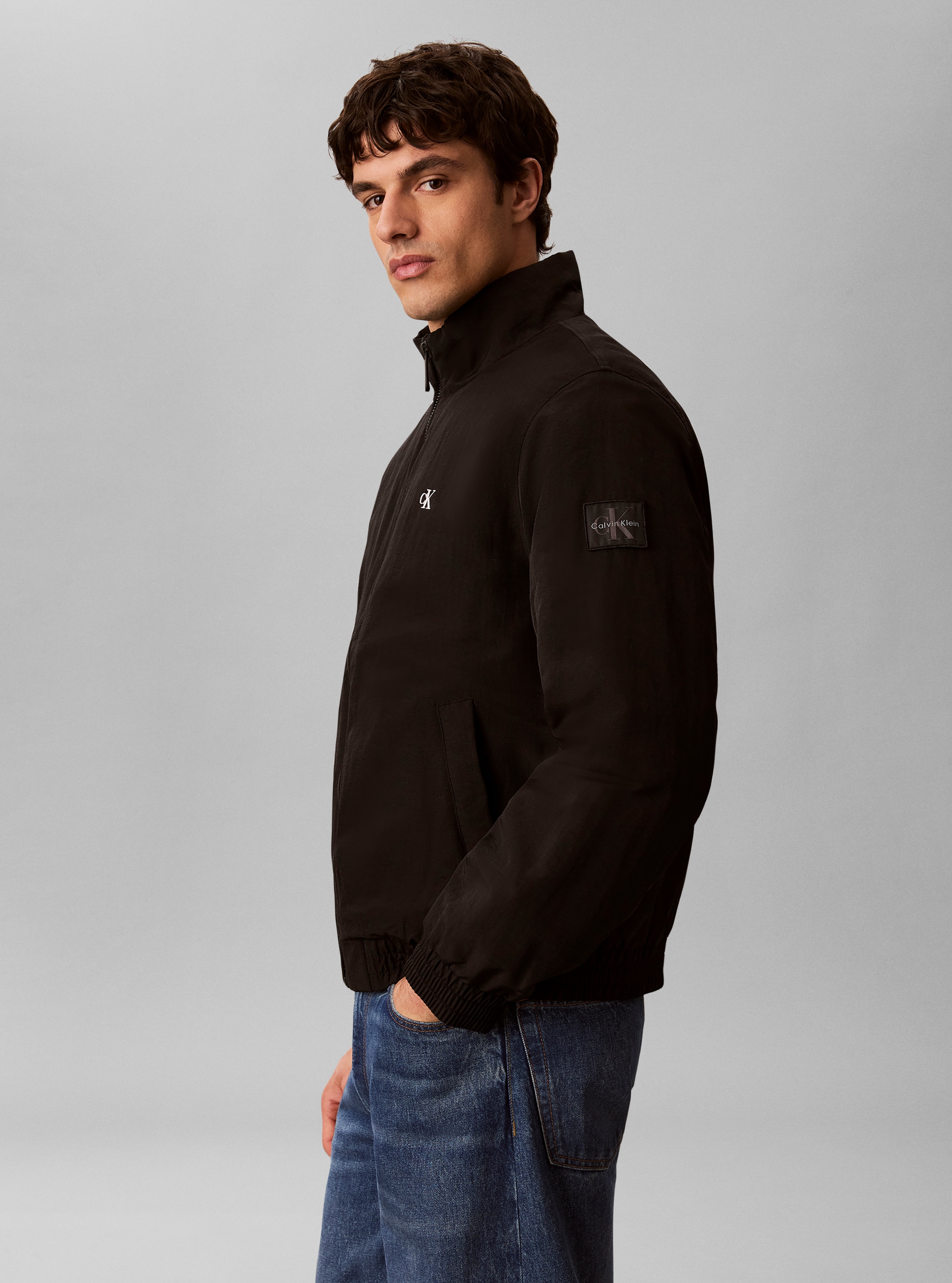 Calvin Klein Jeans Blouson Stehkragen, 2-Wege-Zipper, Regular Fit, wattiert