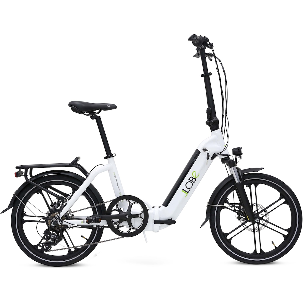 LLobe E-Bike »EasyStar Gala, 10Ah«, 7 Gang, Shimano, Heckmotor 250 W