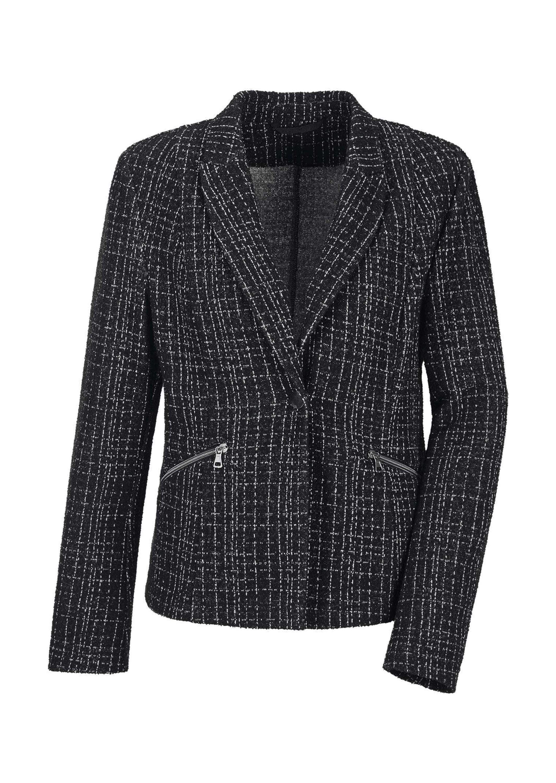 GOLDNER Jackenblazer "Jersey-Blazer in Tweed-Optik" günstig online kaufen