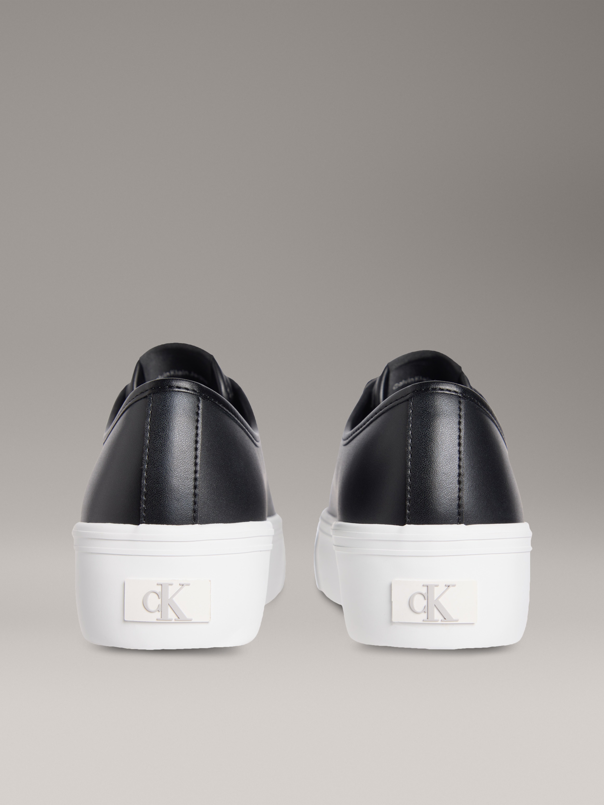 Calvin Klein Jeans Plateausneaker "VULC FLATFORM LTH", Schnürschuh, Halbsch günstig online kaufen