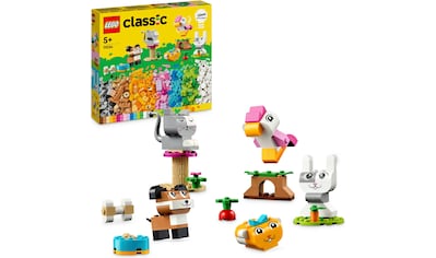 Konstruktionsspielsteine »Kreative Tiere (11034), LEGO Classic«, (450 St.)