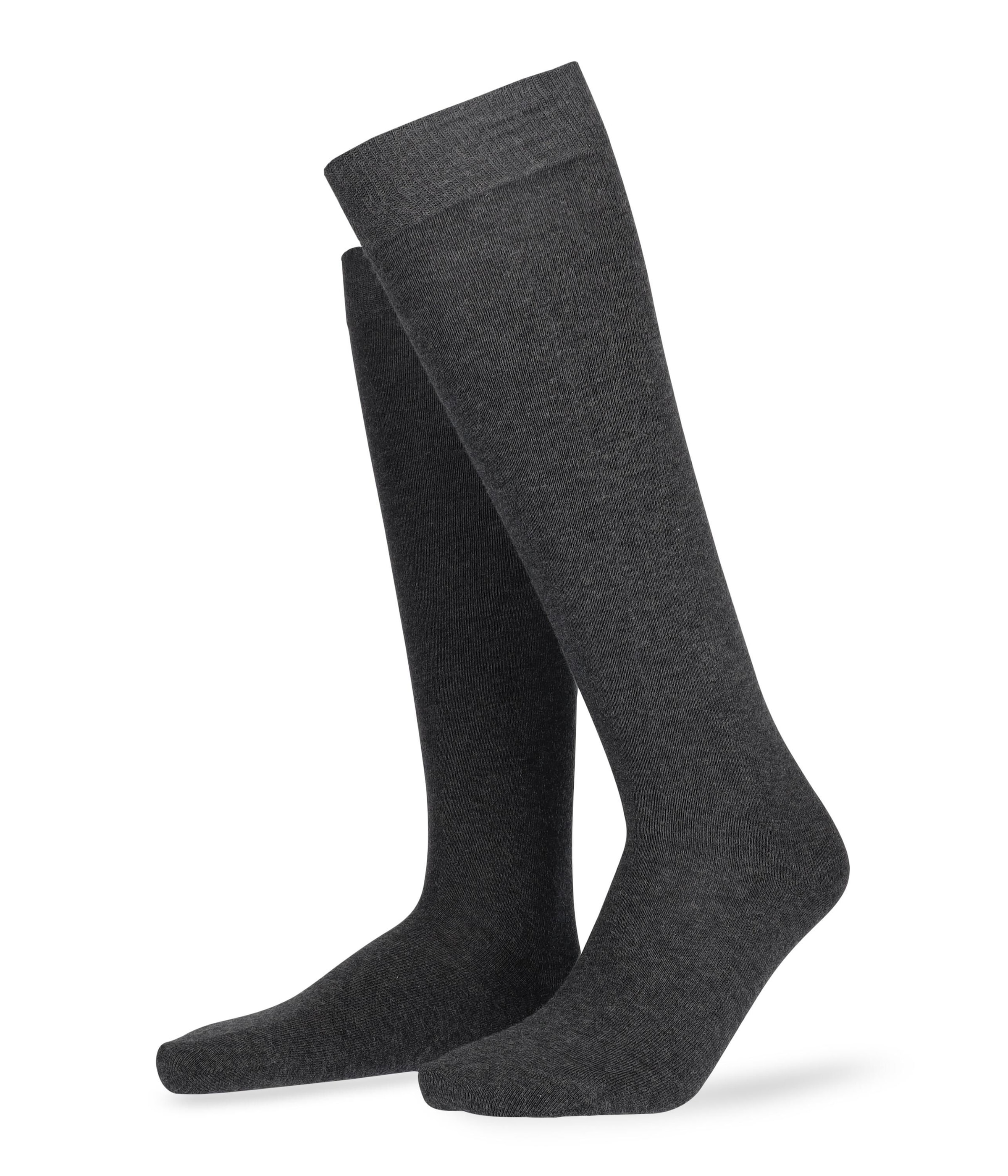 Hudson Kniestrümpfe "ONLY 2-PACK" 2er Pack, Komfortbund mit weitem Fußaussc günstig online kaufen