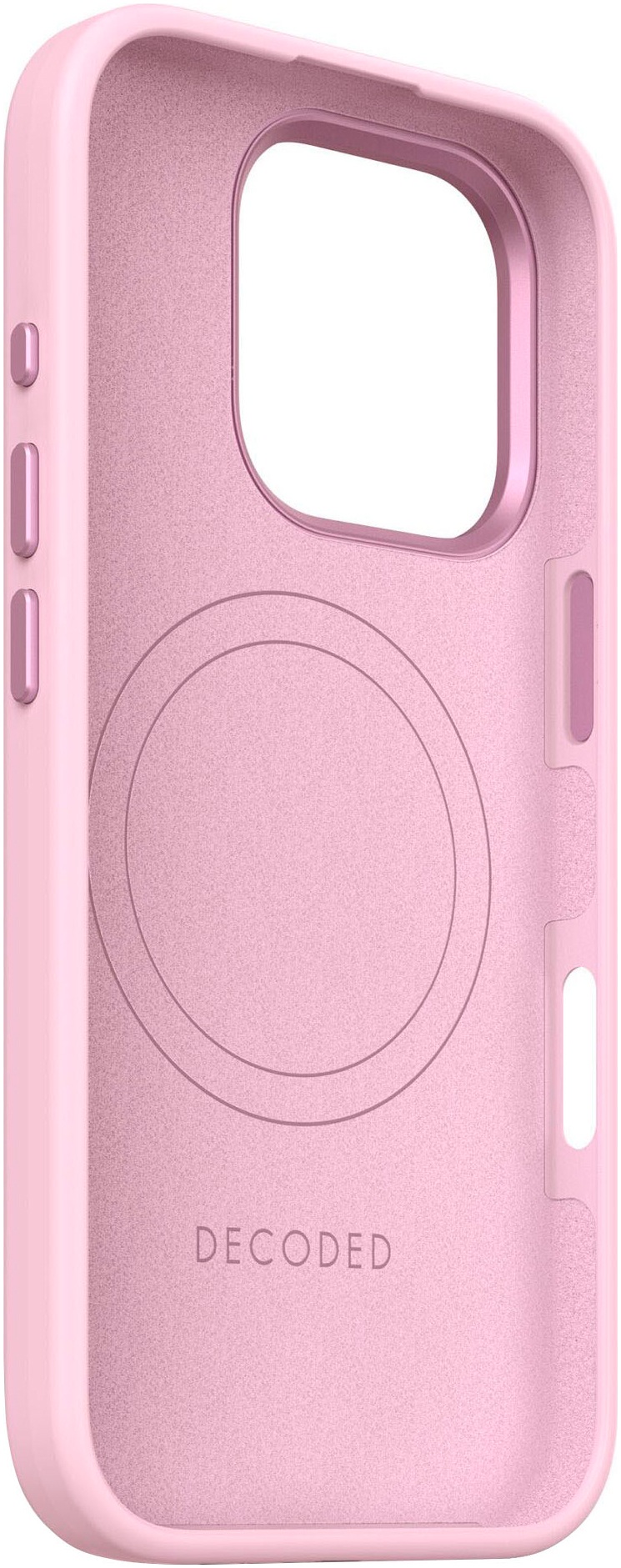 DECODED Smartphone-Hülle »AntiMicrobial Silicone Backc. iPhone 16 Pro«, Smartphones