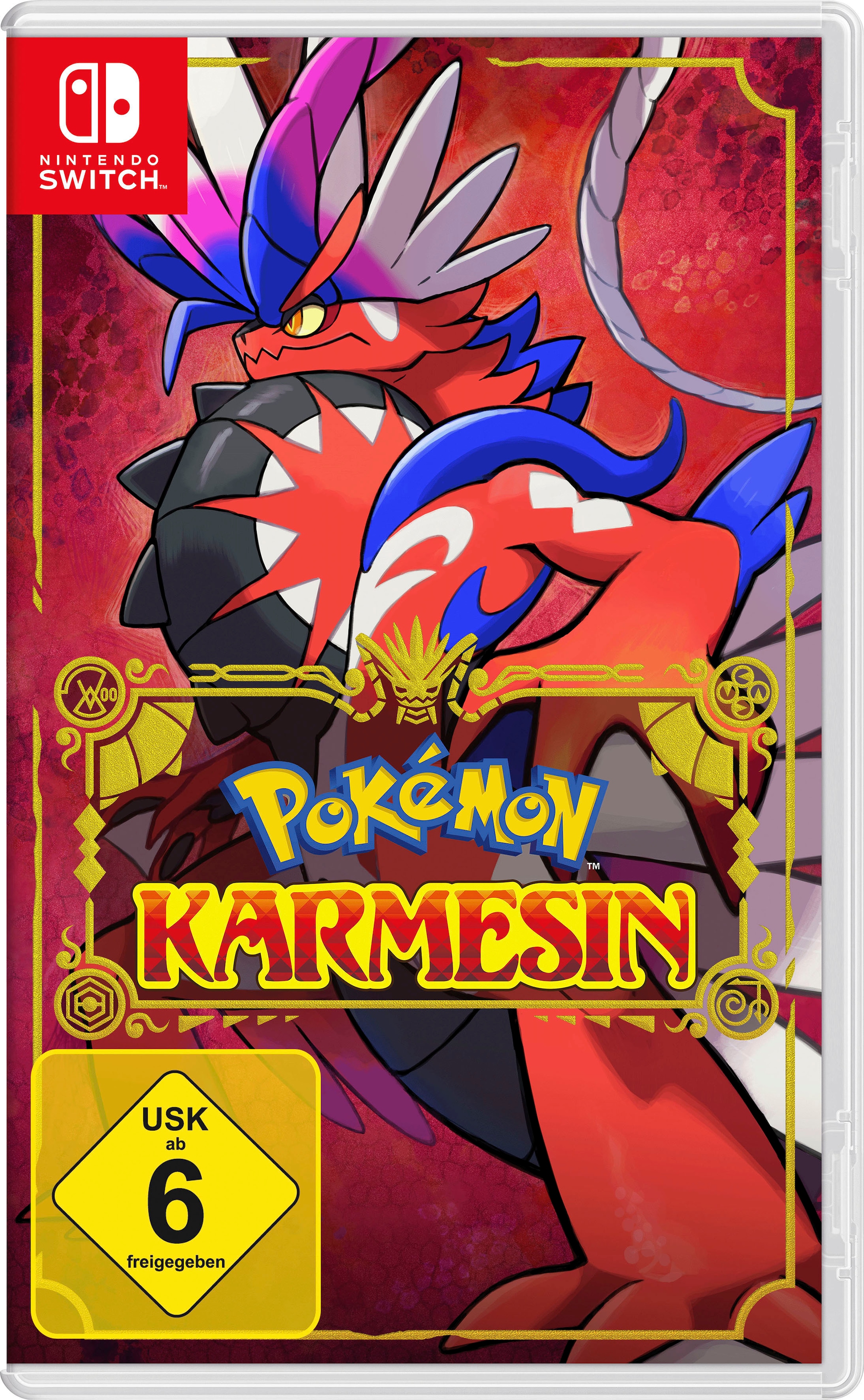 NINTENDO SWITCH Spielesoftware "Pokemon Karmesin", Nintendo Switch, rot, Spielesoftware