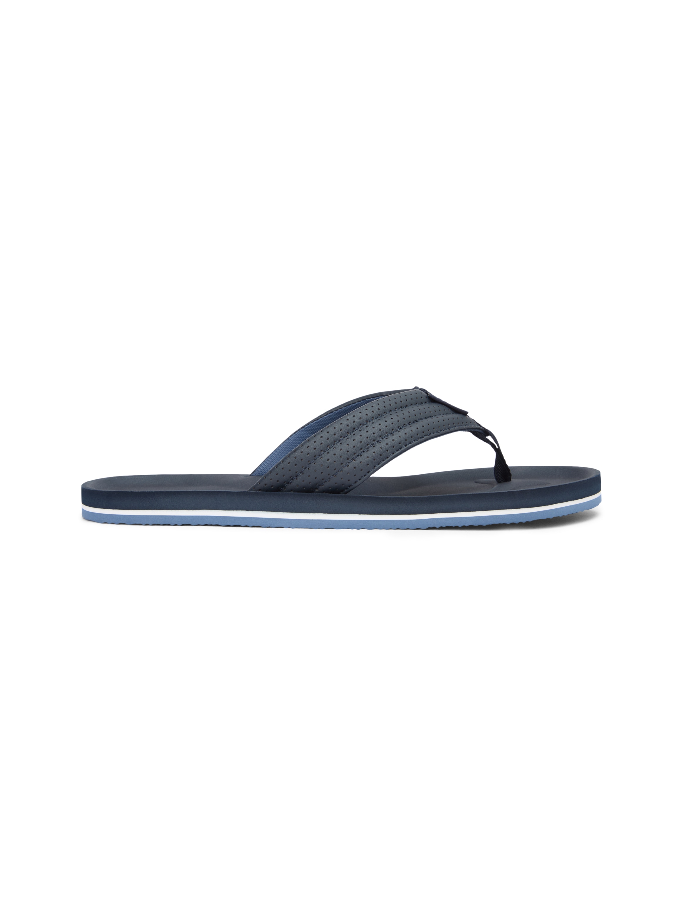 Tommy Hilfiger Zehentrenner »COMFORT PADDED PERF BEACH SANDAL«  Sommerschuh, Strandschuh mit modischer Ziersteppung