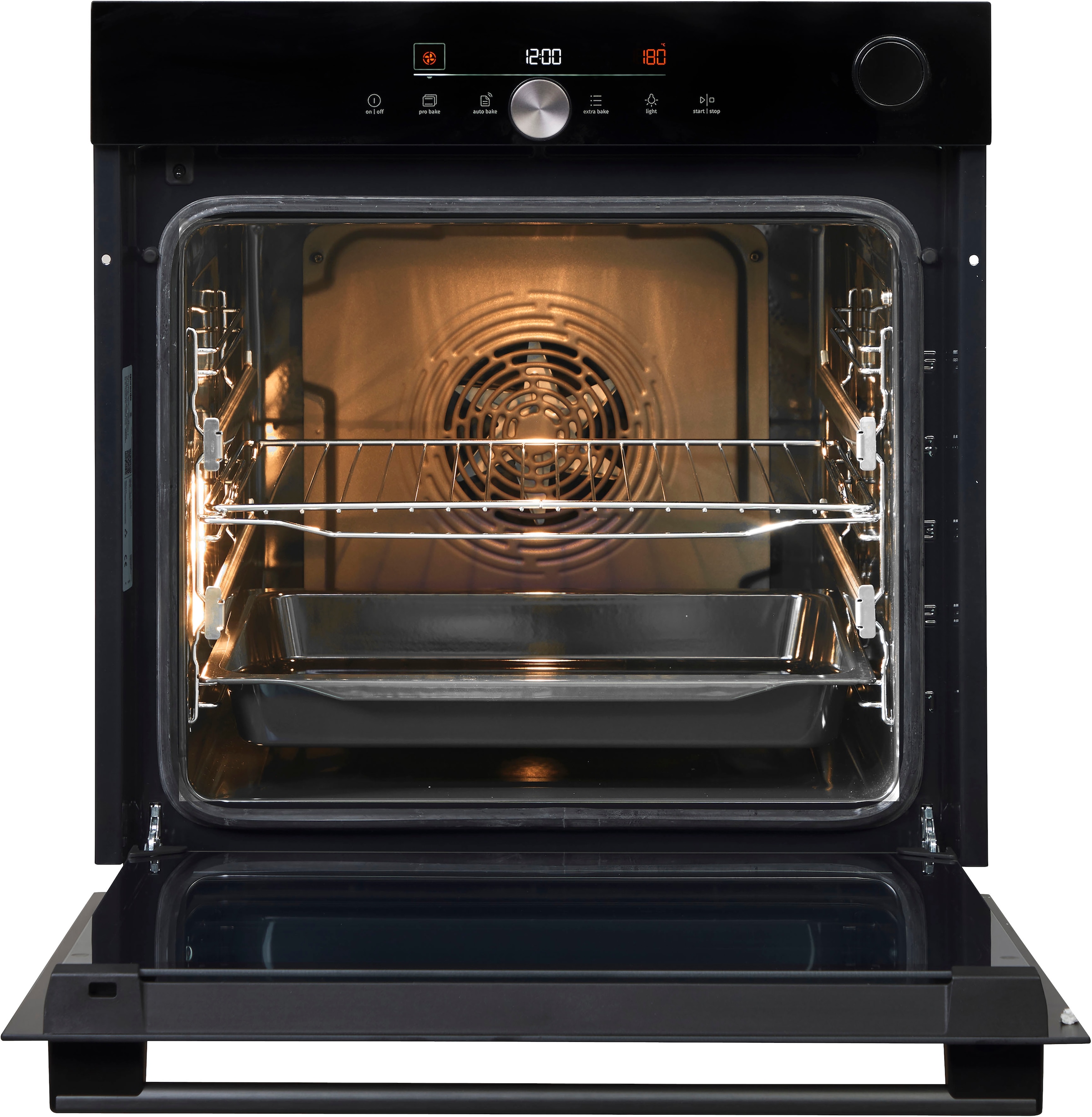 GORENJE Backofen  »BSA6747DGWI«, mit 2-fach-Teleskopauszug, Aqua-Reinigungsfunktion, AirFry-Funktion