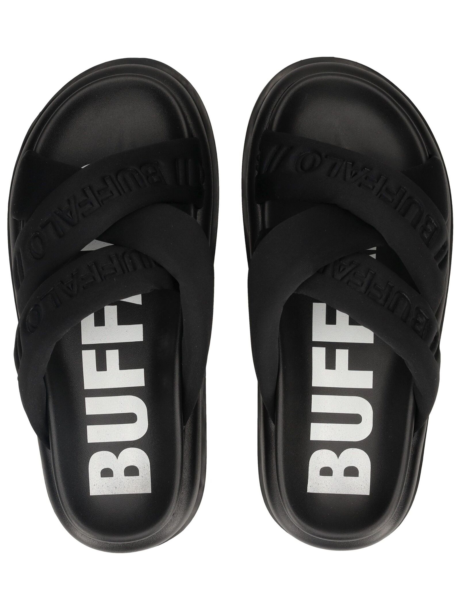 Buffalo Pantolette »Buffalo Pantoletten Lederimitat/Textil«