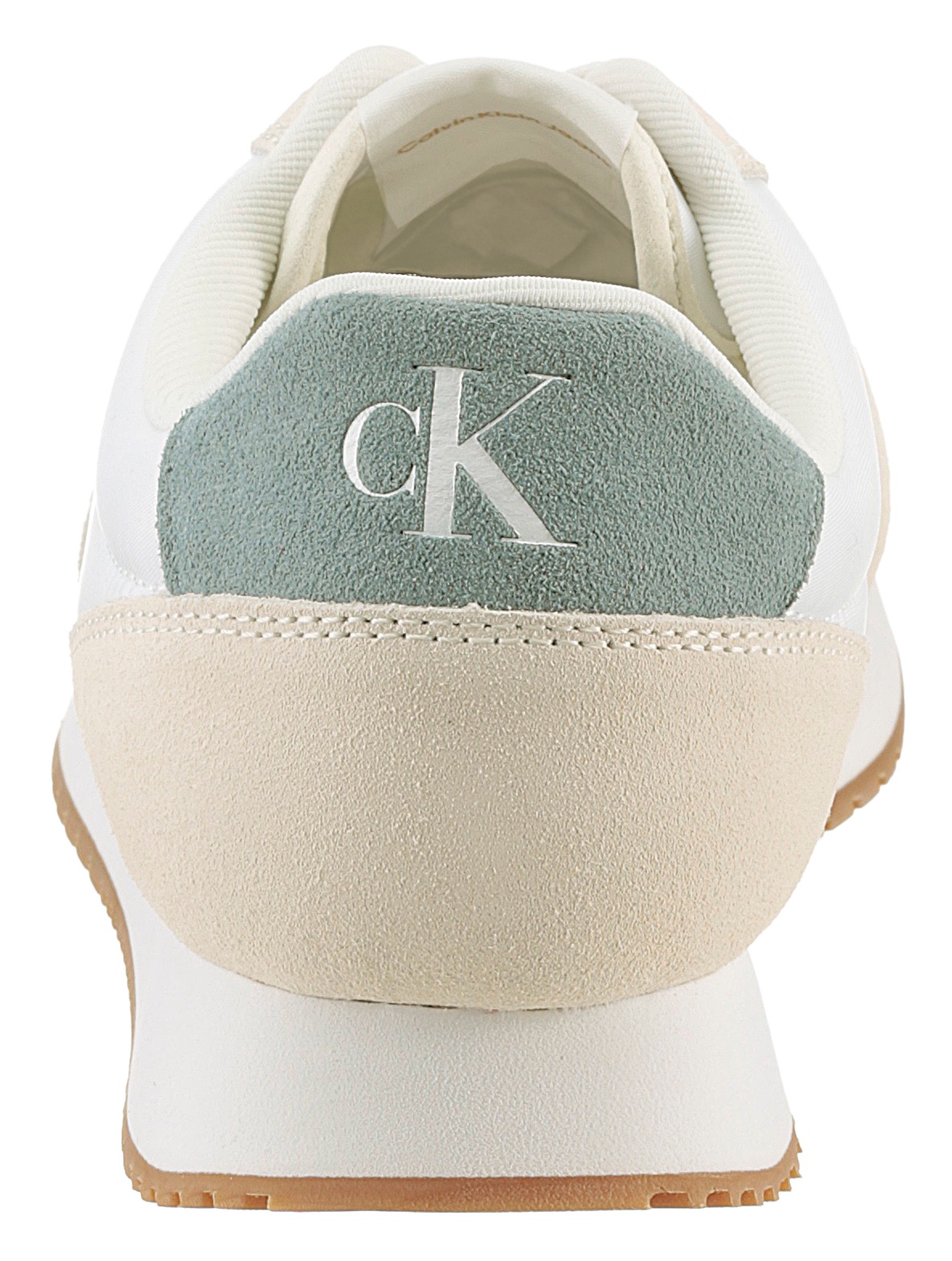 Calvin Klein Jeans Plateausneaker »RETRO RUNNER ICONIC SNK«, Freizeitschuh, Schnürschuh, Halbschuh mit seitlichem CK-Logo