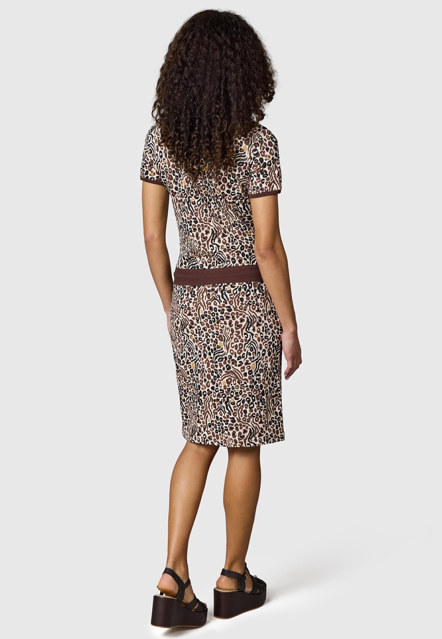 Ragwear Minikleid »Baomi Zoo YOUMODO« Außentaschen | Eingrifftaschen Gemustertes Damen Sommerkleid