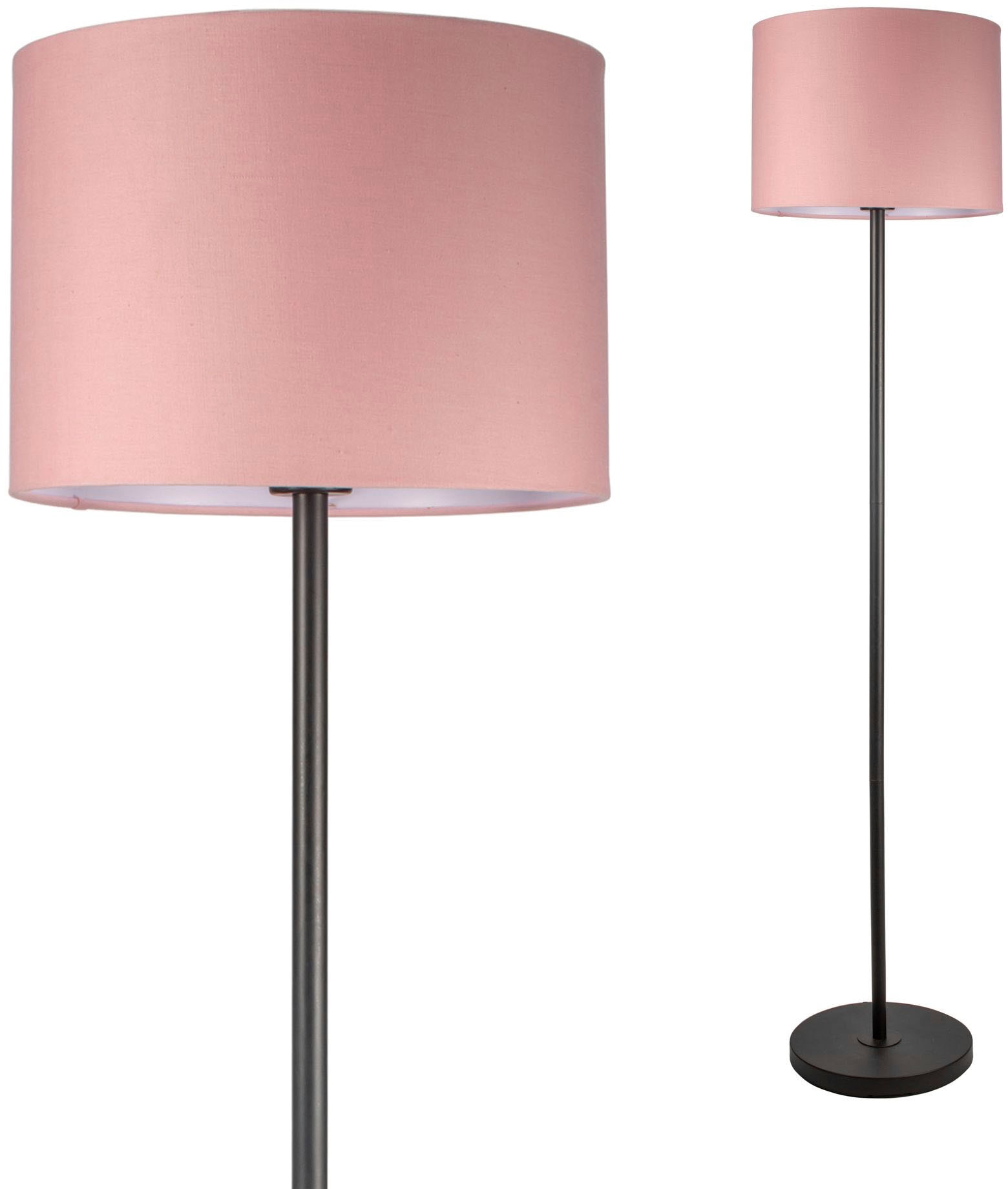 Pauleen Stehlampe »Grand BAUR Rosa flammig-flammig, 10 Stoffschirm Reverie«, | E27