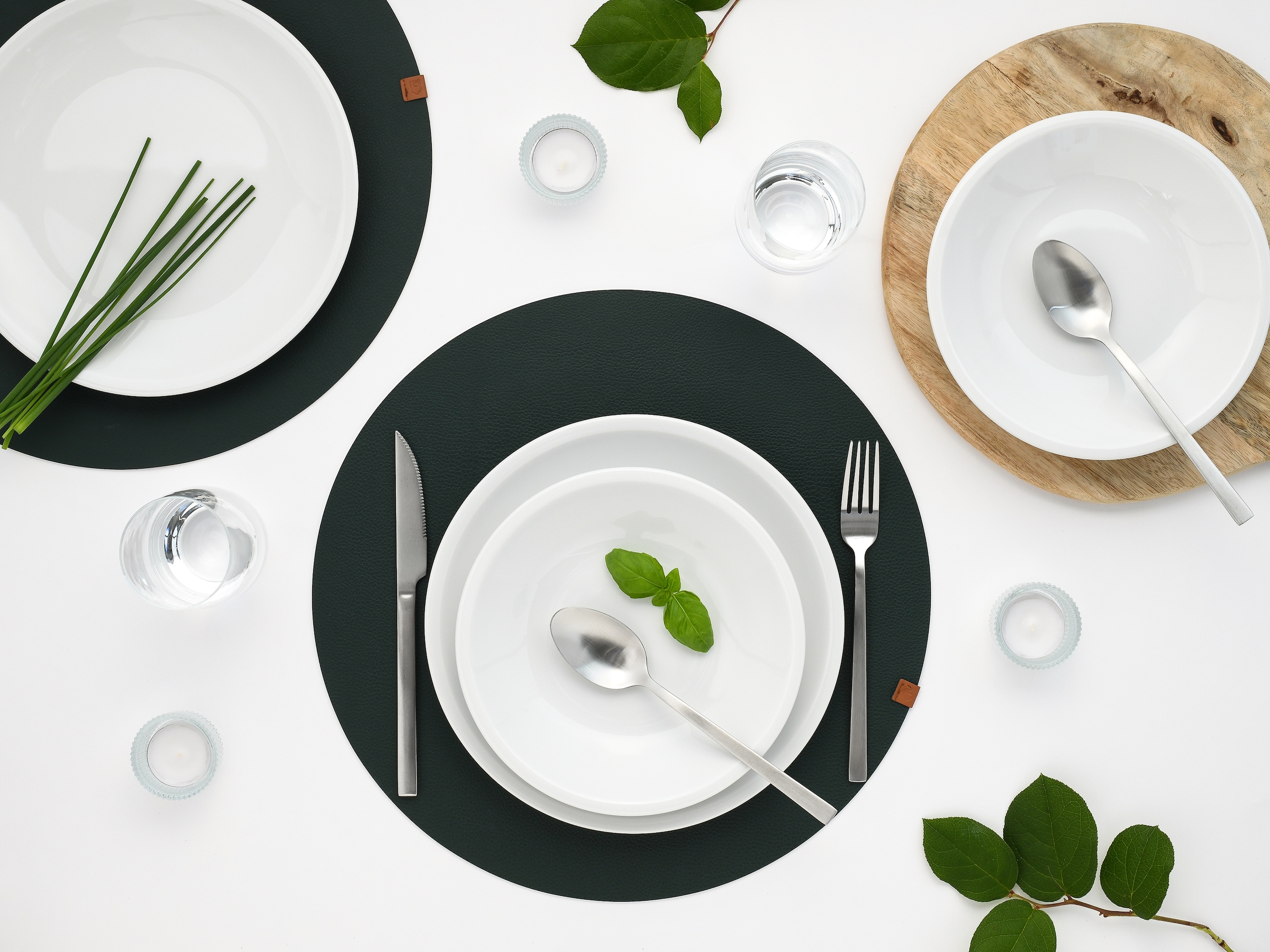 CreaTable Teller-Set »Milano Weiss, Tellerset 18-tlg.« Daily Use, Minimalistischer Stil