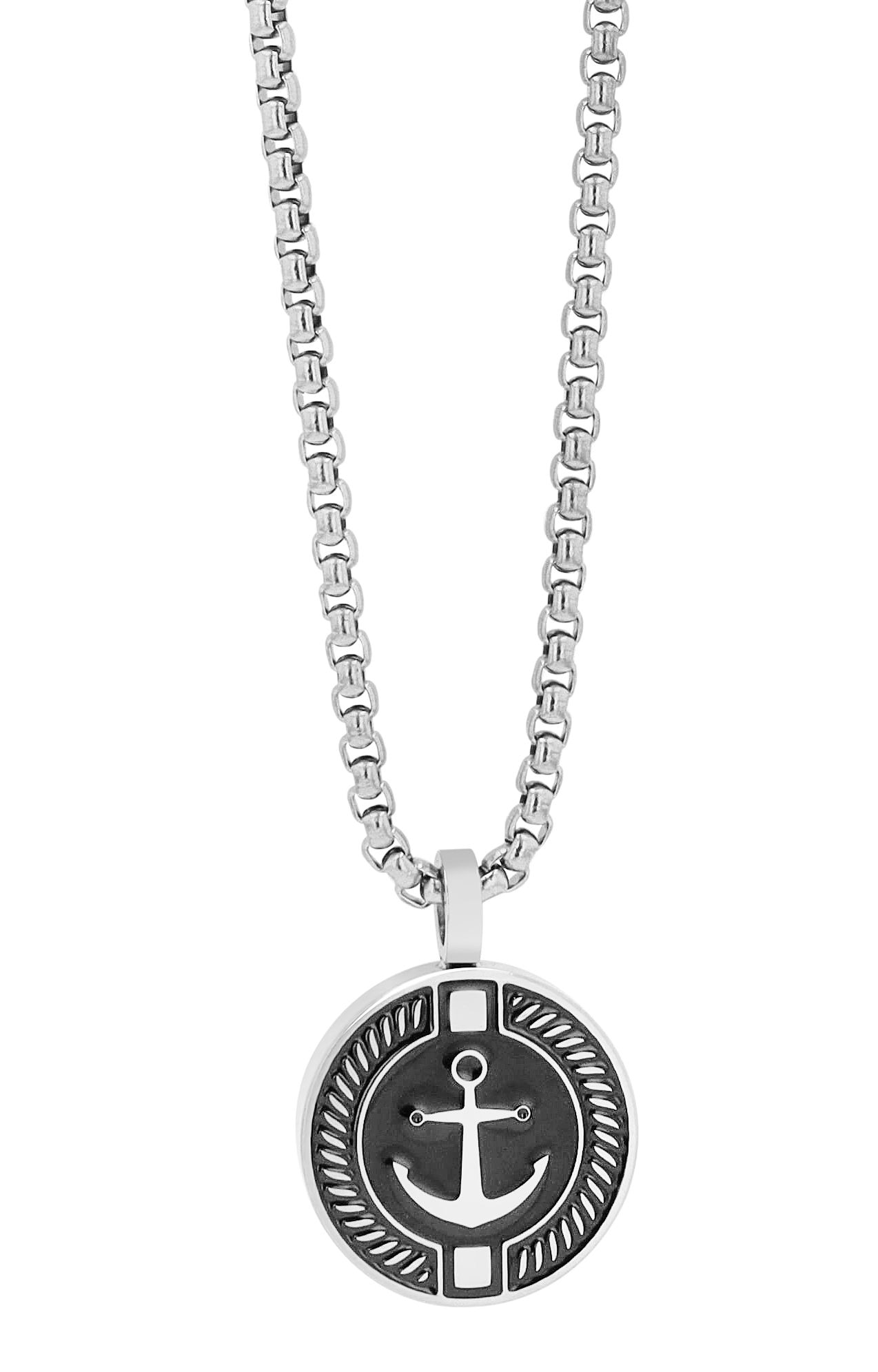 Adelia´s Gliederkette »Unisex Halskette – Venezianerkette aus Edelstahl 60 cm« Ideal als Geschenk – dezent und elegant