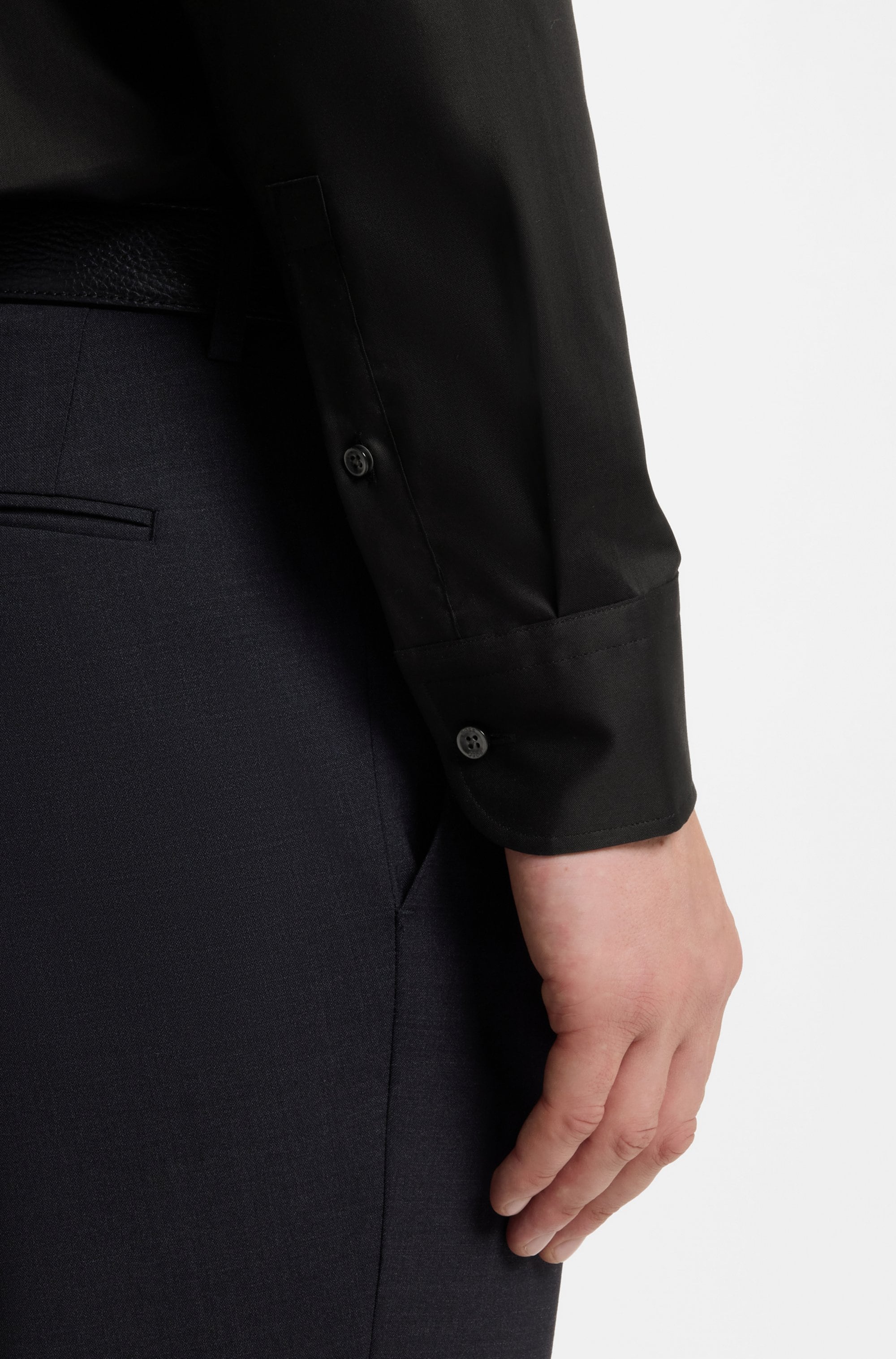 BOSS Businesshemd Kentkragen, Slim Fit, bügelleicht