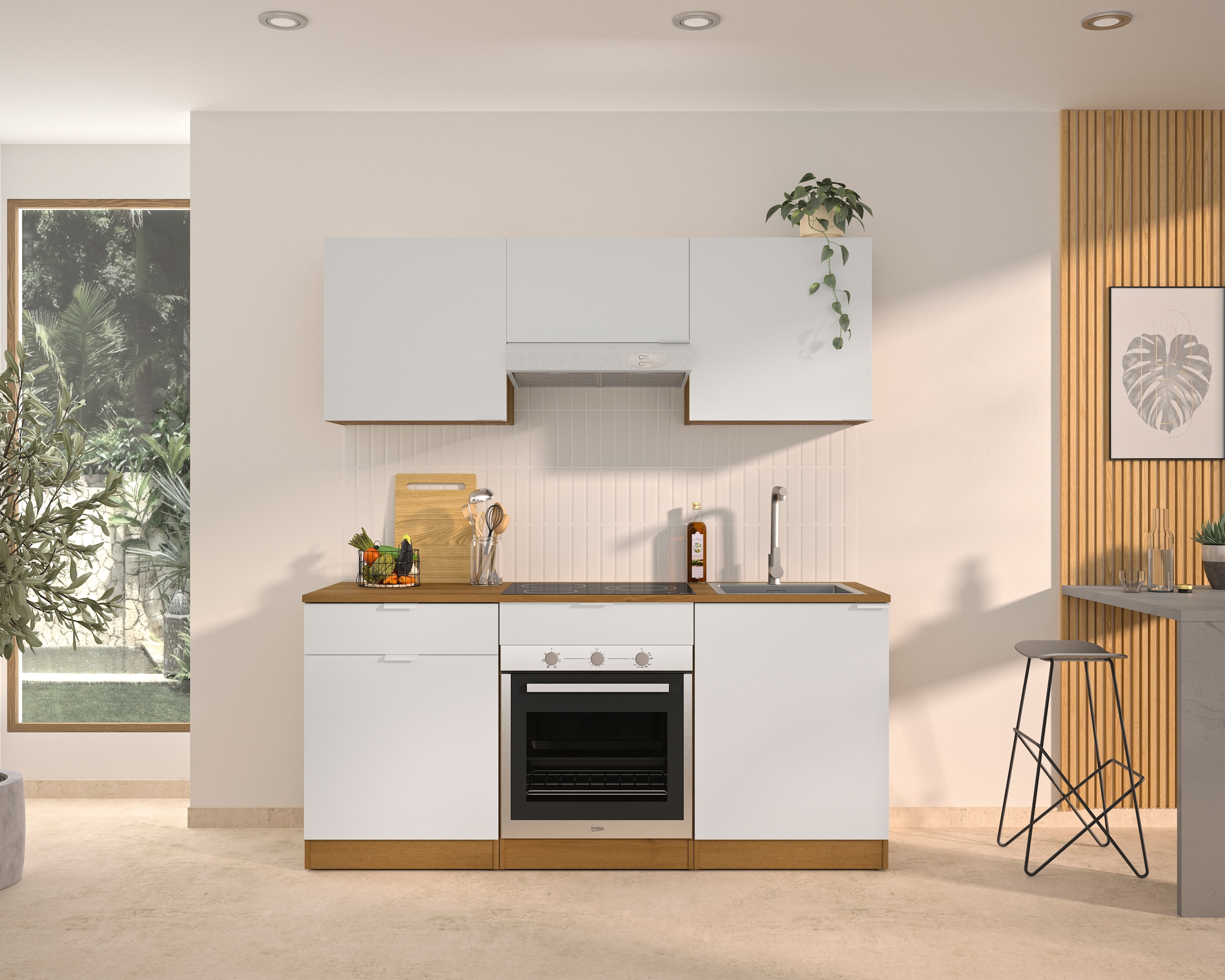 Gami Unterschrank "Eden Küche Unterschrank B.60 1 Tür 1 Schublade" 1 Stk. t günstig online kaufen