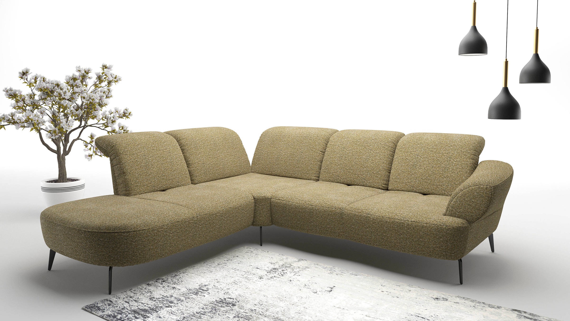 sit&more Ecksofa "Dance, L-Form, inkl. Sitztiefenverstellung", inkl. Click& günstig online kaufen