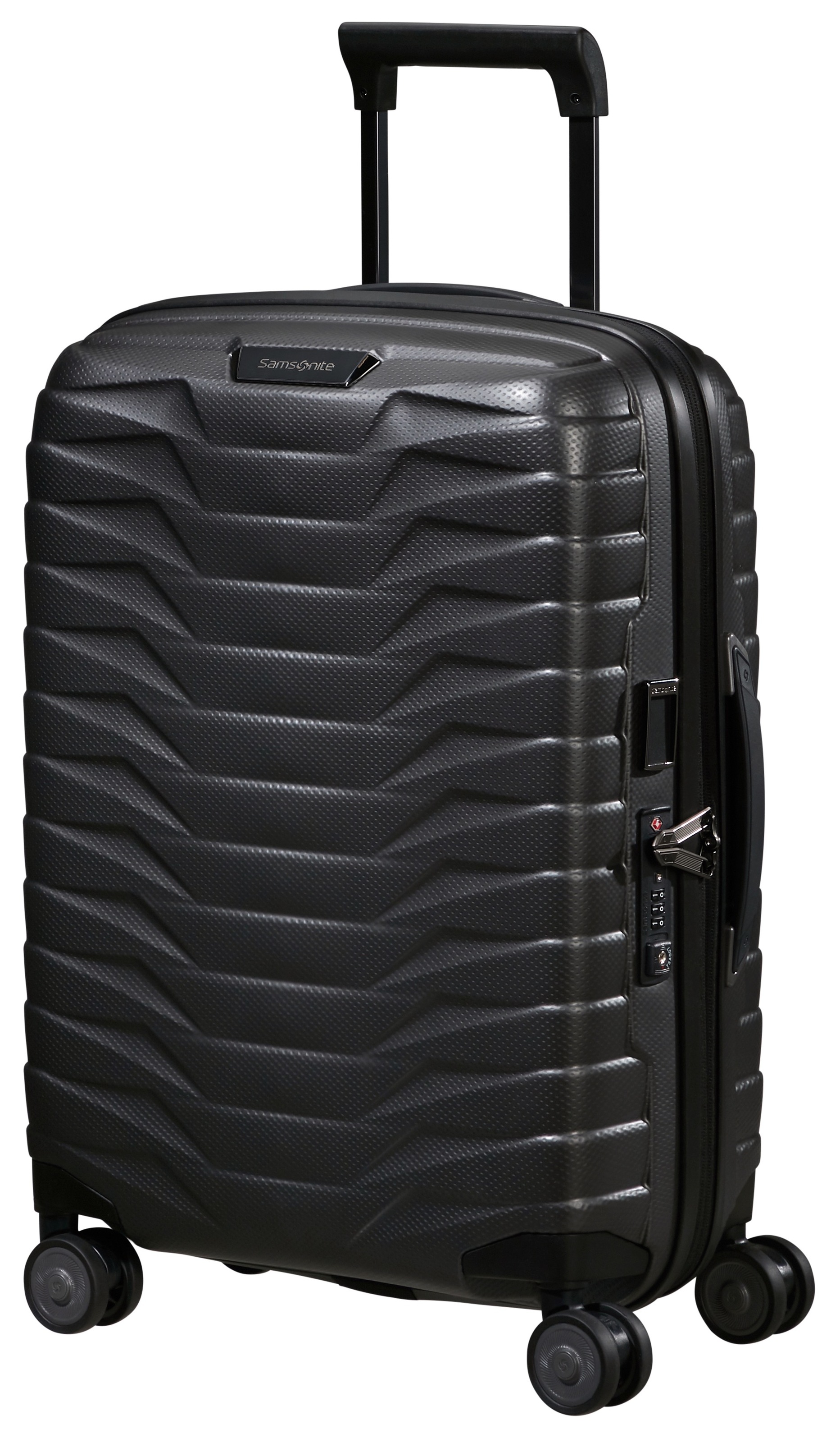 SAMSONITE Hartschalen-Trolley "PROXIS, verschiedene Farben"matt graphite, Polypropylen, unifarben, Koffer, Handgepäck Reisegepäck Volumenerweiterung