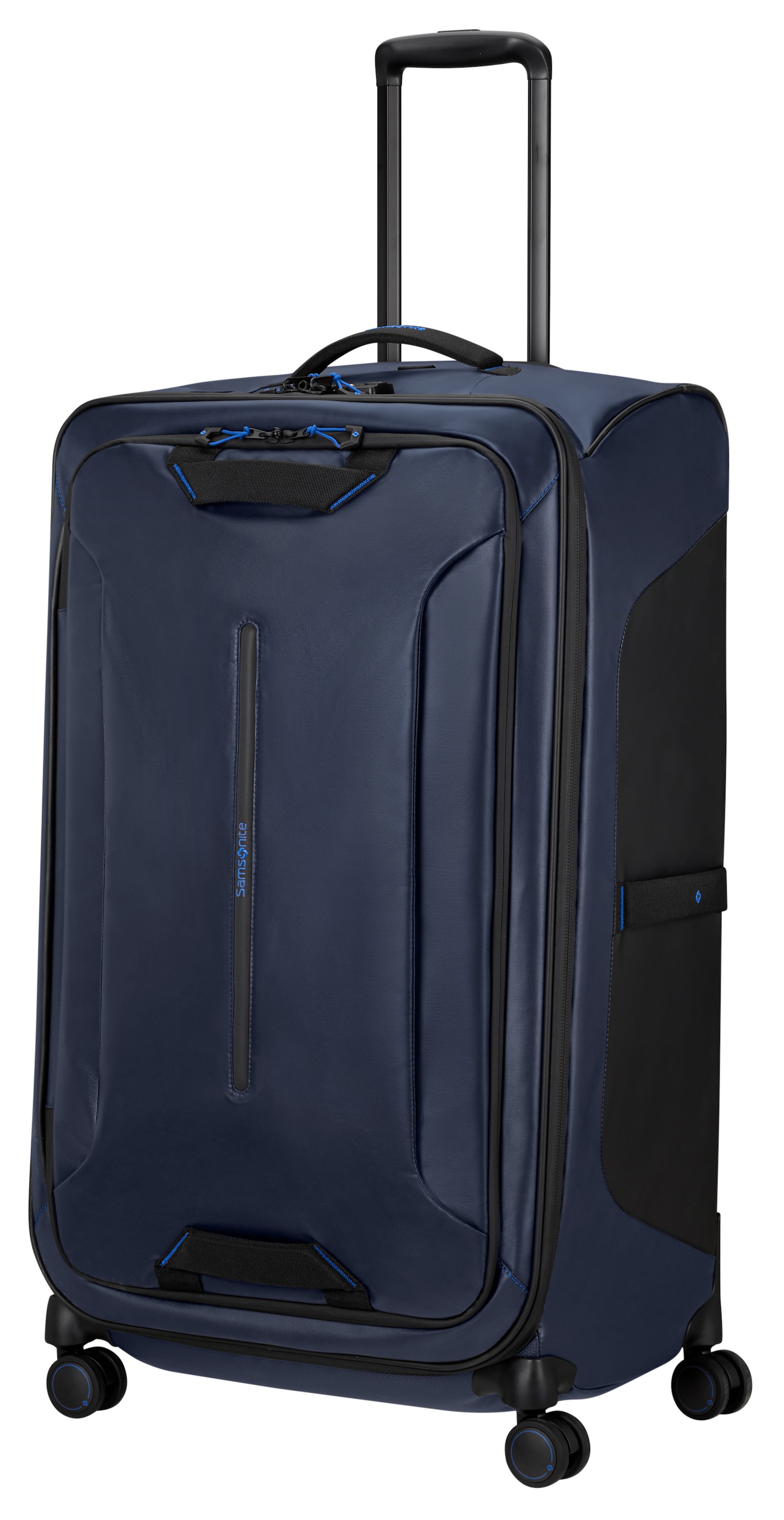 Samsonite Weichgepäck-Trolley »ECODIVER 79«, 4 St. Rollen, Aufgabegepäck Koffer Reisegepäck Weichgepäck-Koffer Fronttasche