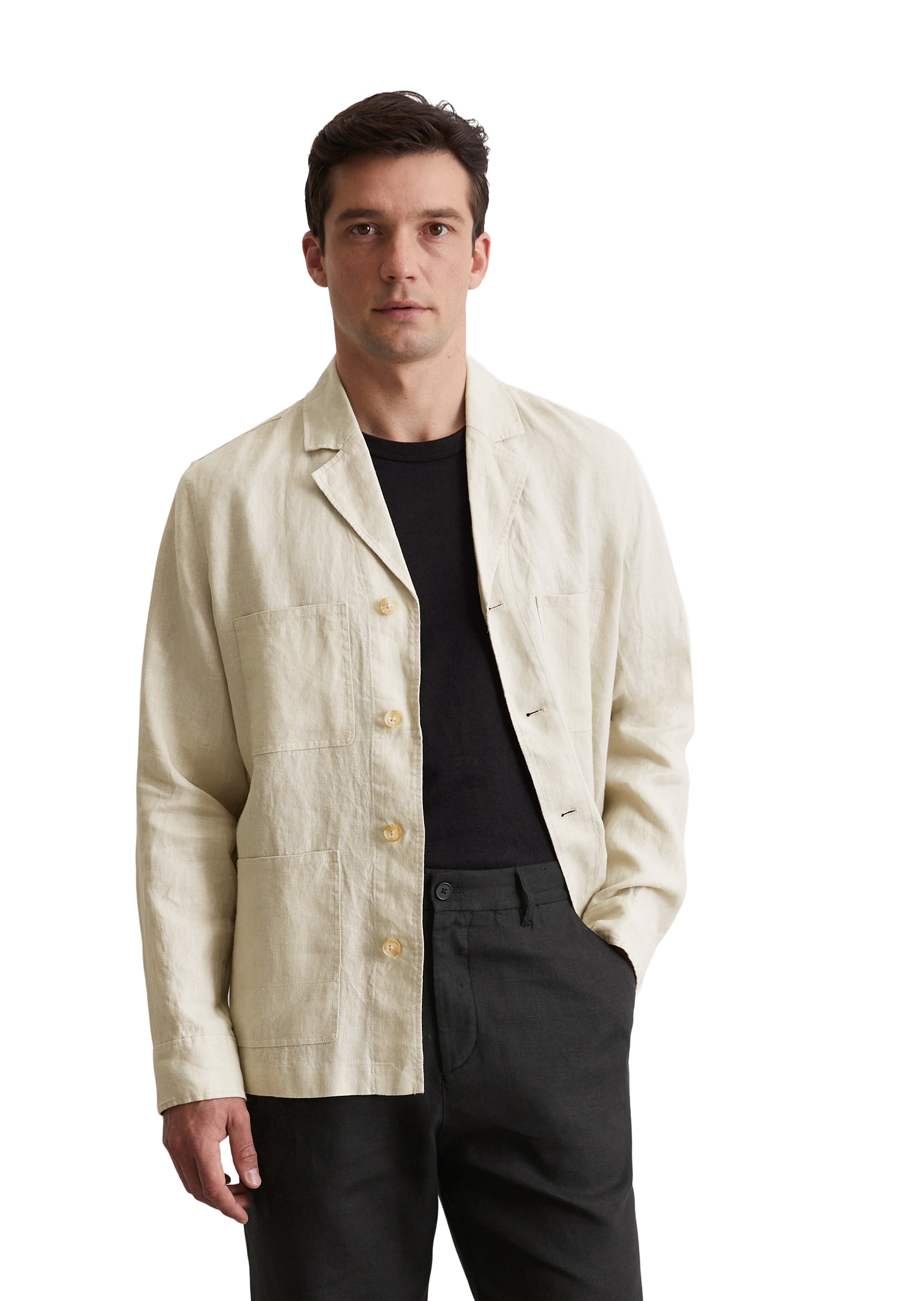 Marc OPolo Hemdjacke, Overshirt im Blazer-Stil günstig online kaufen