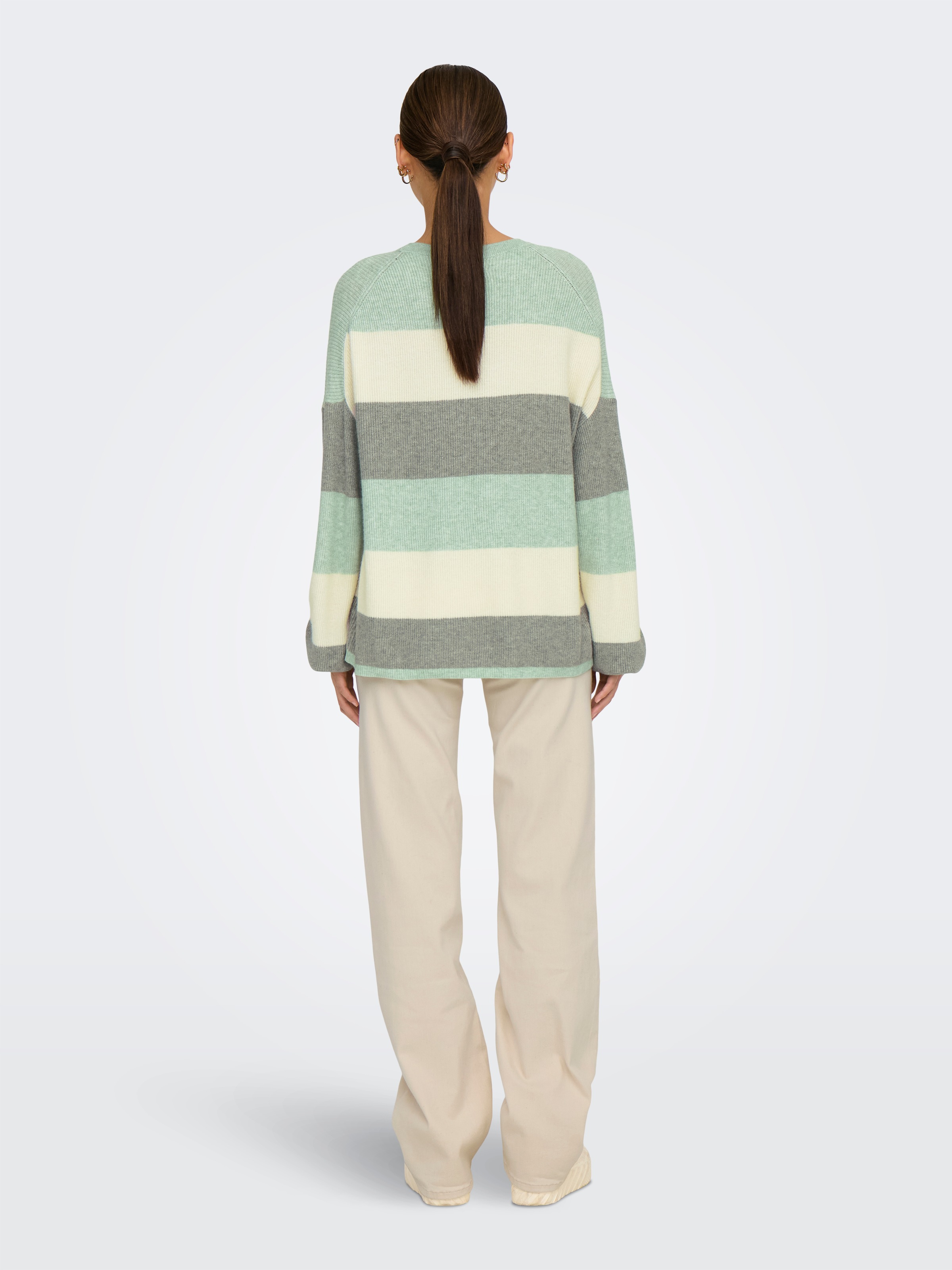 ONLY Strickpullover »ONLATIA L/S STRIPE PULLOVER KNT NOOS«