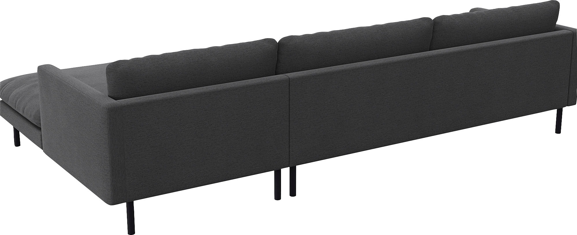 FLEXLUX Ecksofa »Bolzano, elegant und bequem, L-Form« Sitzaufbau mit Kaltschaum & Stahl-Wellen, loose Sitz -& Rückenkissen