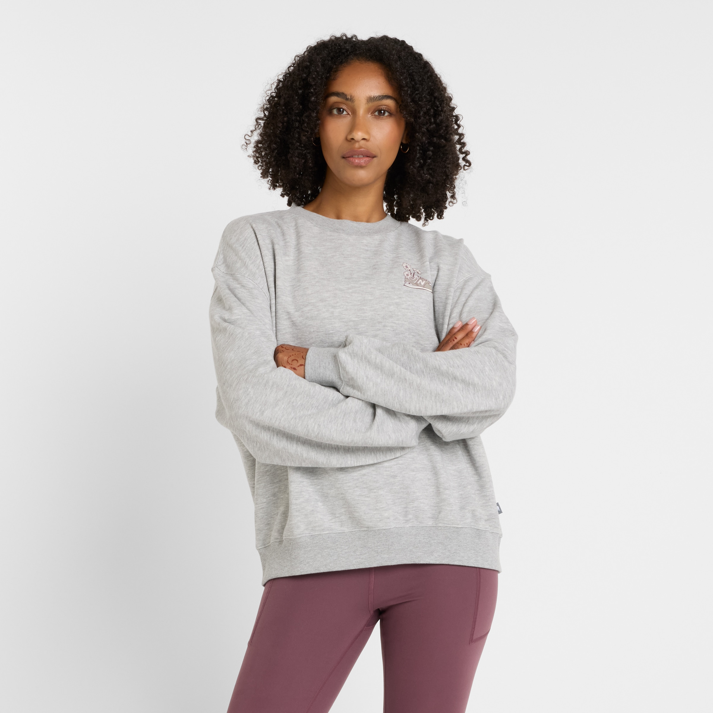 New Balance Sweatshirt "Flower Shoe Crew" günstig online kaufen