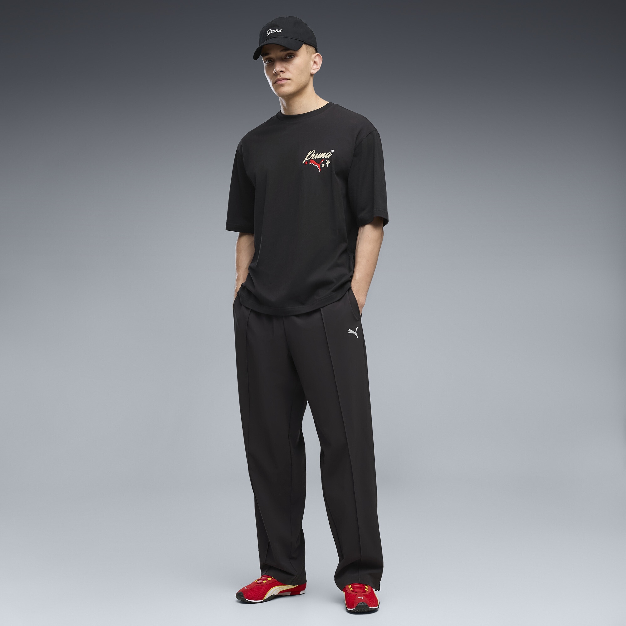 PUMA Sporthose »Essentials 4-Way Stretch Stacked Relaxed Hose Herren«