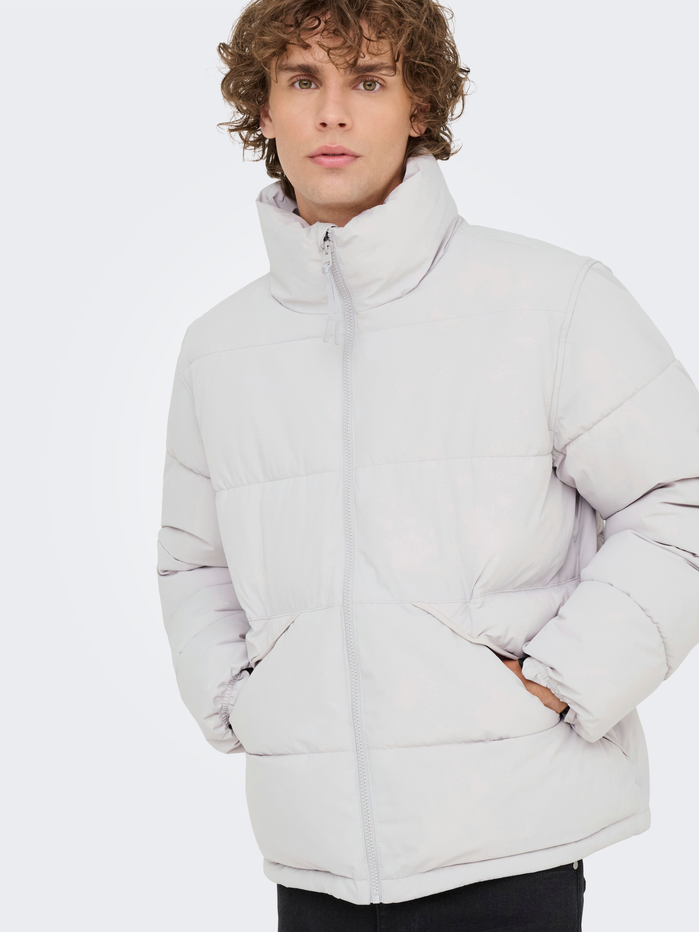 ONLY & SONS Steppjacke »ONSPACK LIFE PUFFER JACKET OTW«, ohne Kapuze