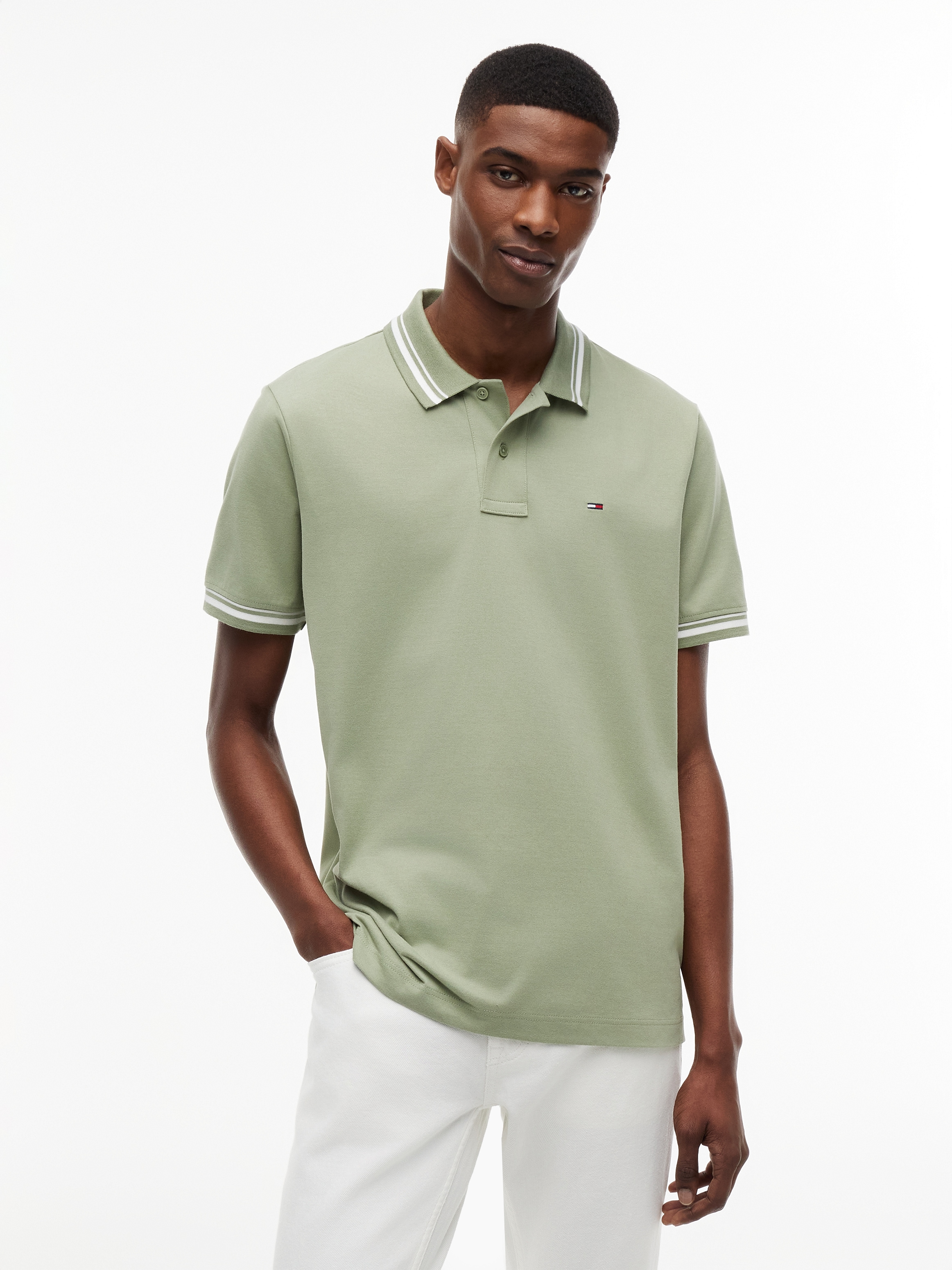 Tommy Jeans Poloshirt "TJM REGULAR TIPPED" Regular fit mit Polokragen