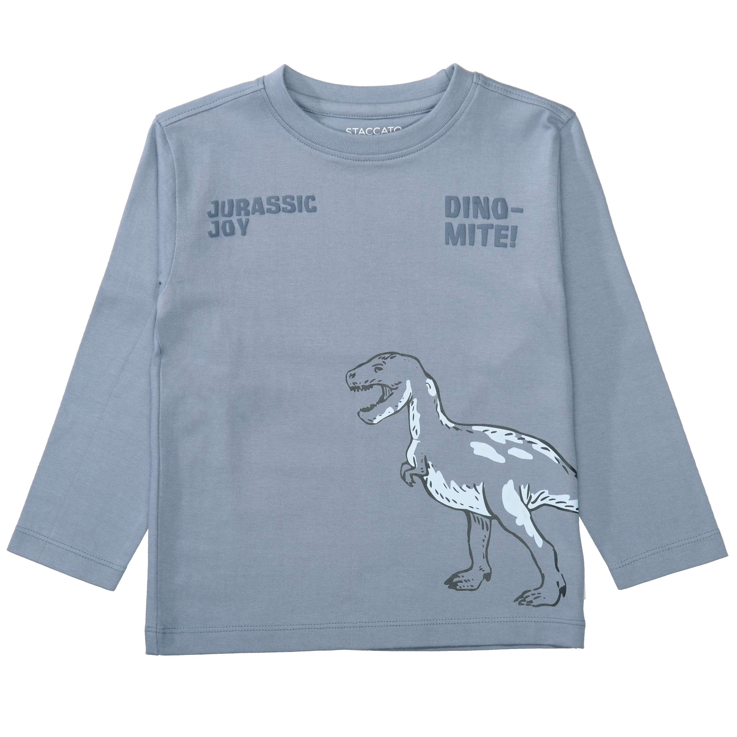 STACCATO Langarmshirt 2er Pack, mit Dino-Prints, für Boys