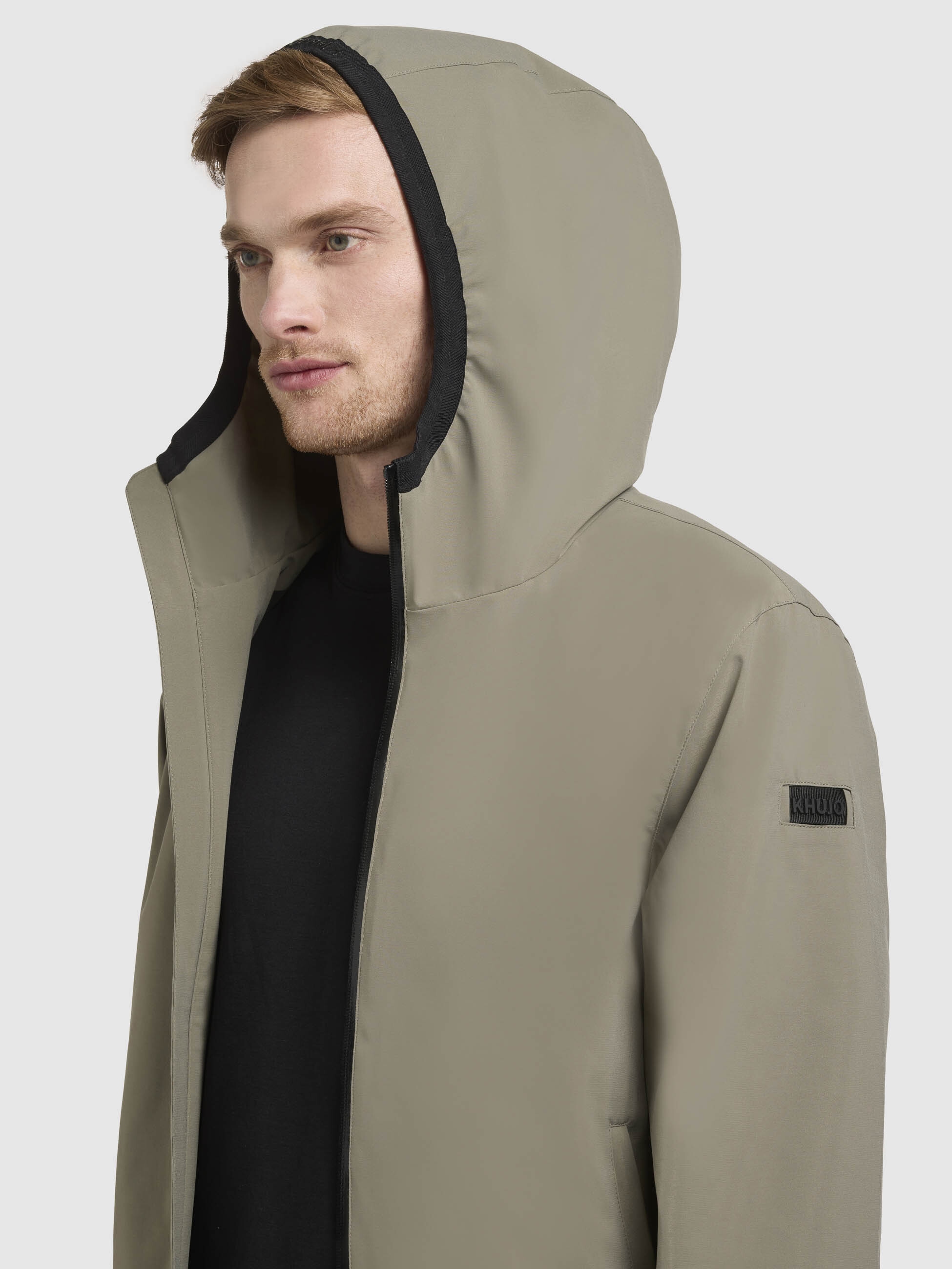 khujo Anorak »LARM«, mit Kapuze