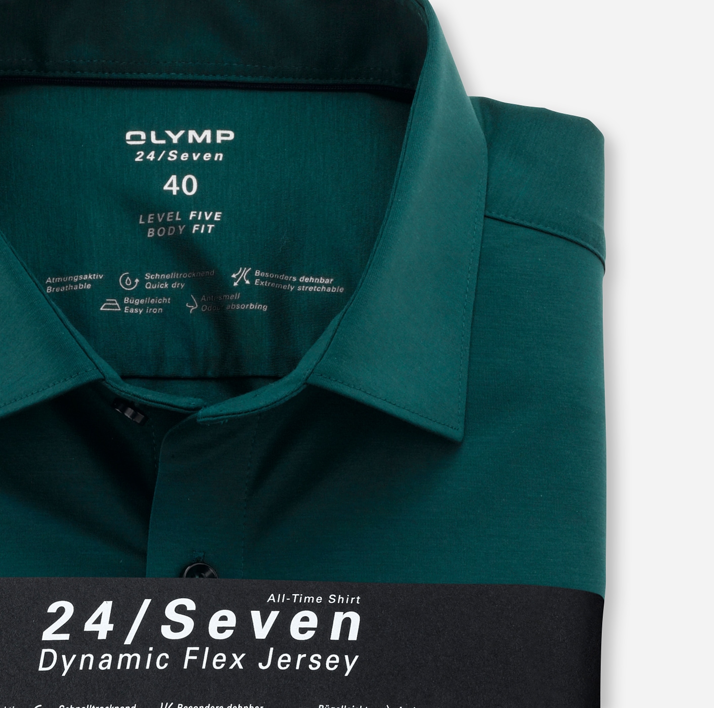 OLYMP Businesshemd »Level Five body fit Jerseyshirt«, in Jersey Qualität