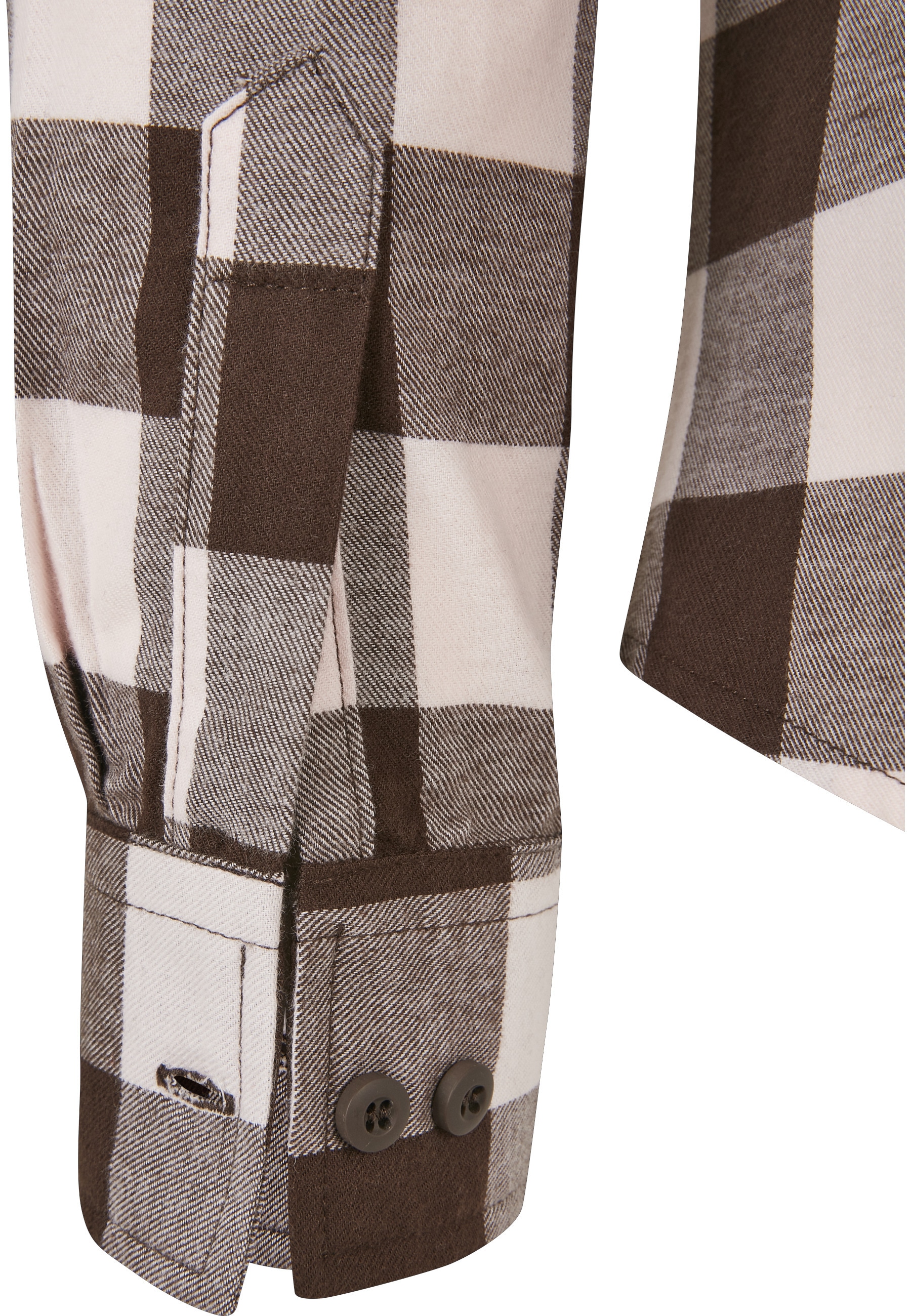 URBAN CLASSICS Kurzarmshirt »Urban Classics Damen Ladies Turnup Checked Flanell Shirt« 1 Stk.