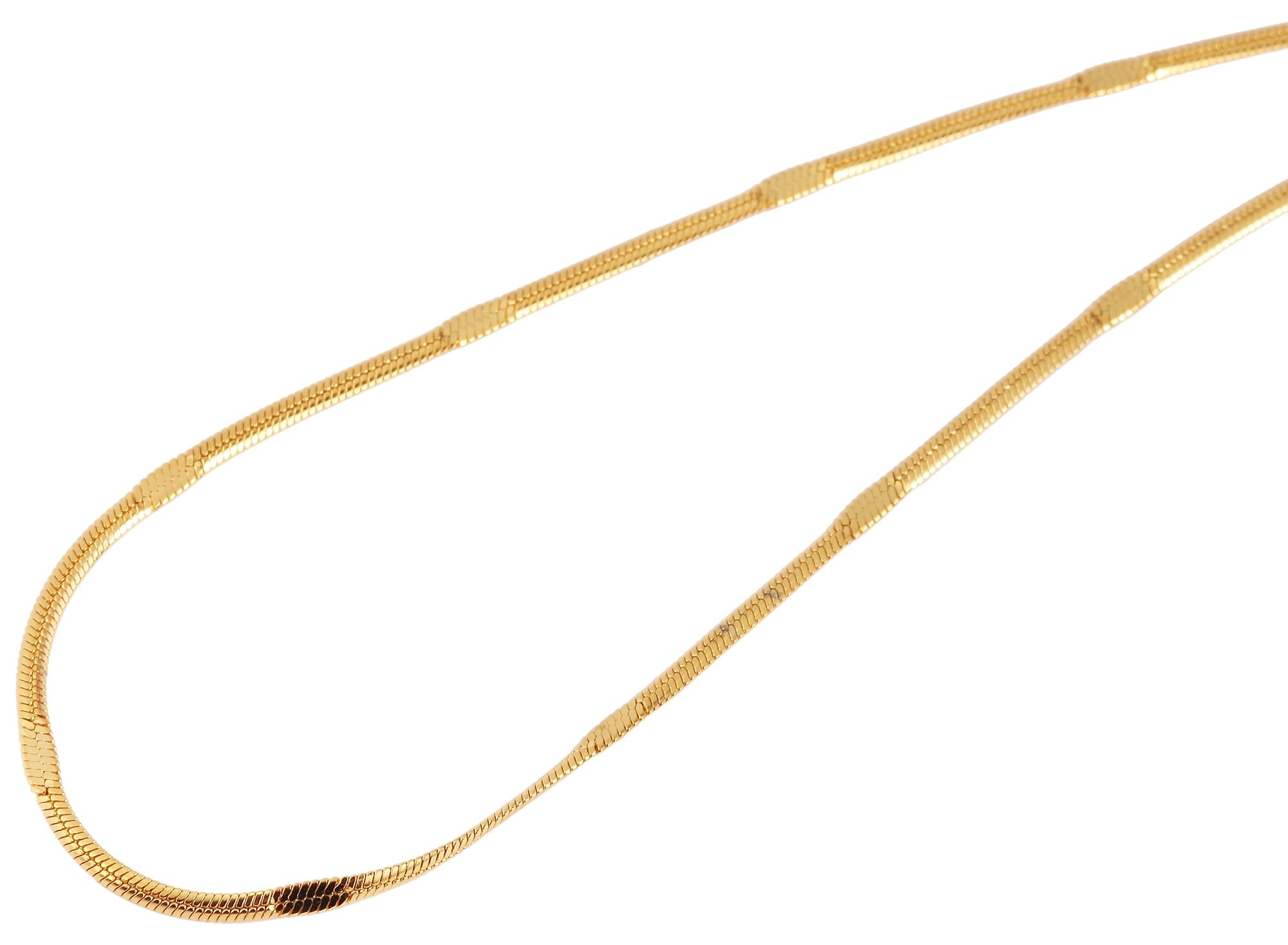 Adelia´s Kette ohne Anhänger »Damen Halskette – Schlangenkette aus Edelstahl 45 cm« Ein Geschenk, das Freude macht